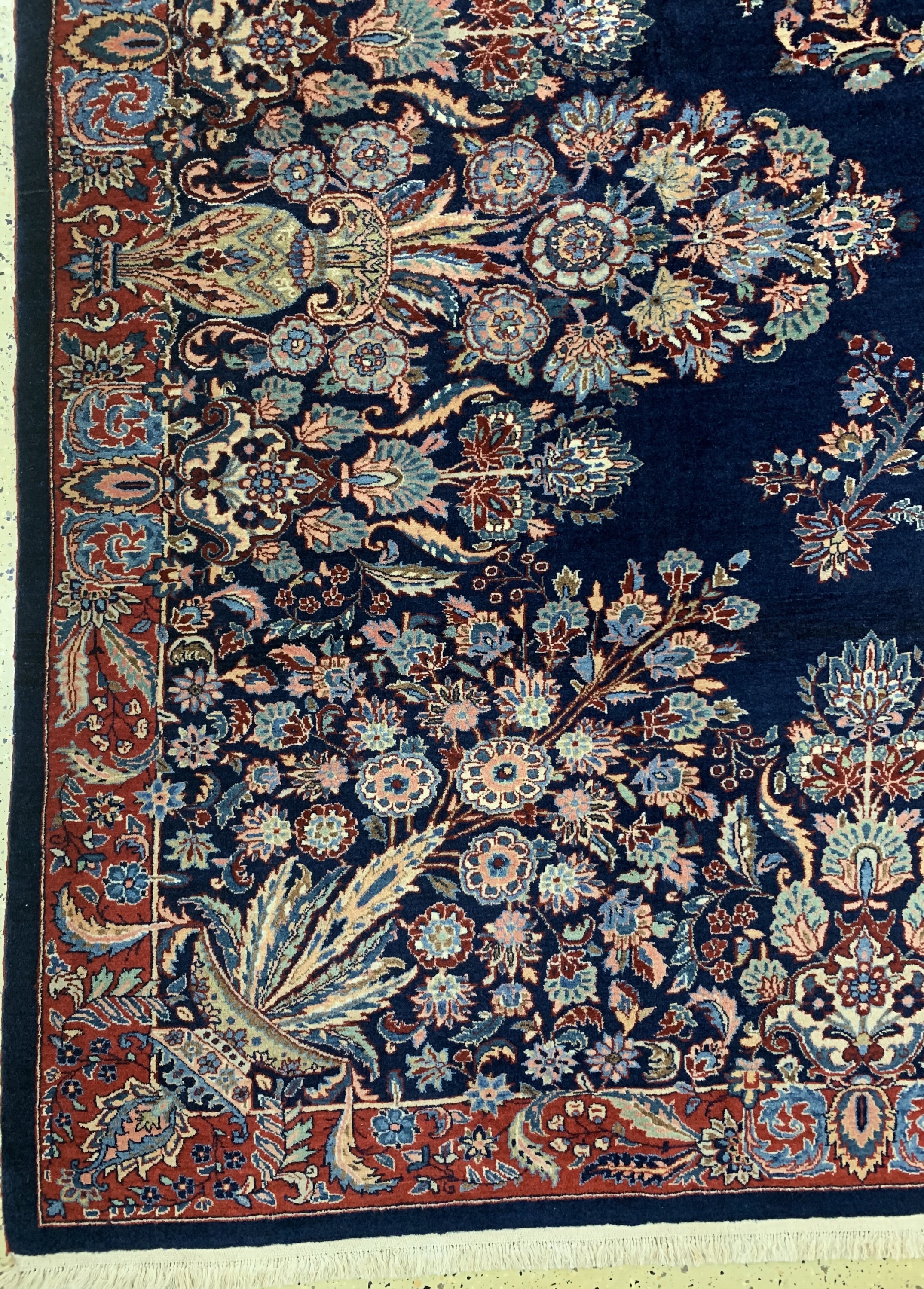 Detail b: Sarogh alt, Persien, Anfang 20.Jhd, Wolle auf Baumwolle, ca. 390 x 315 cm, EHZ: 1-2