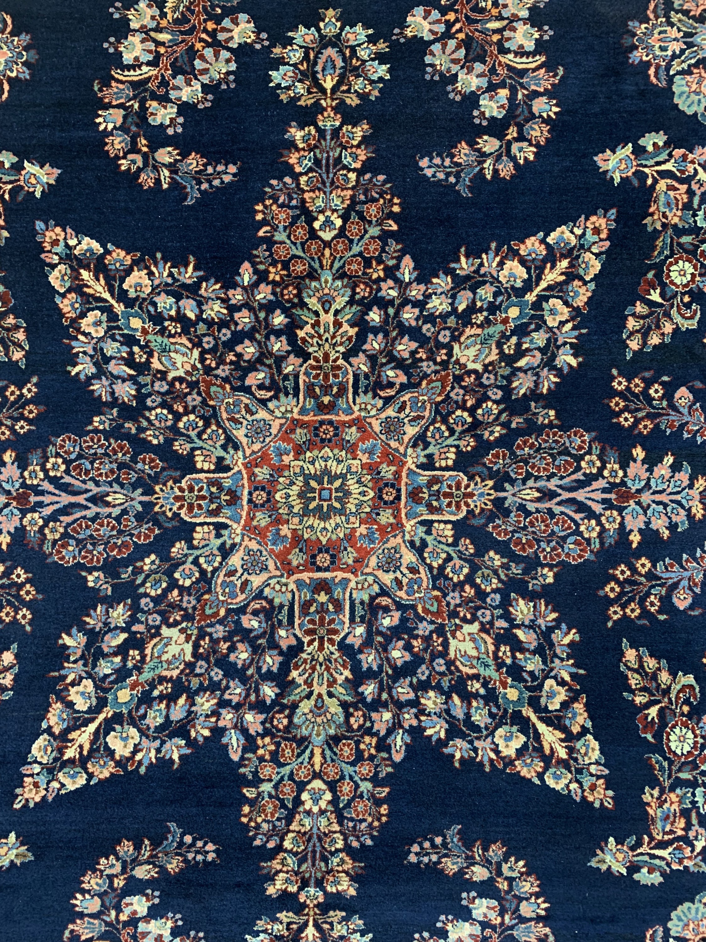 Detail d: Sarogh alt, Persien, Anfang 20.Jhd, Wolle auf Baumwolle, ca. 390 x 315 cm, EHZ: 1-2