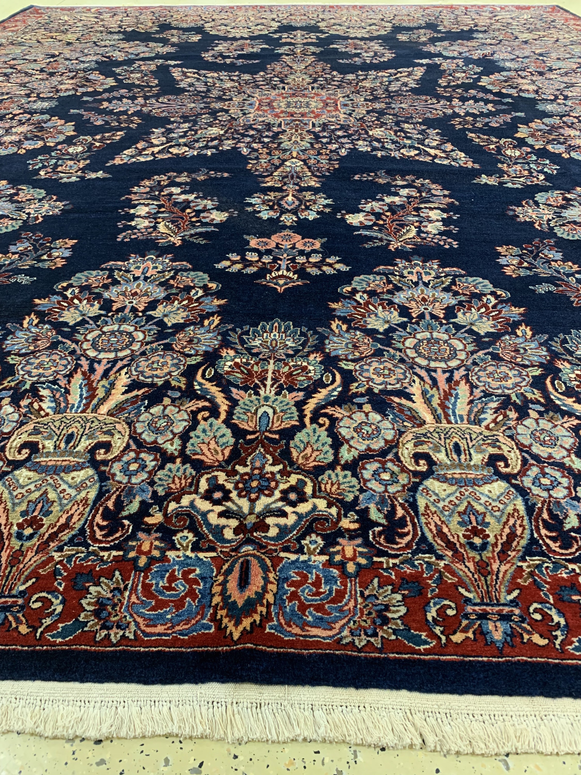 Detail h: Sarogh alt, Persien, Anfang 20.Jhd, Wolle auf Baumwolle, ca. 390 x 315 cm, EHZ: 1-2