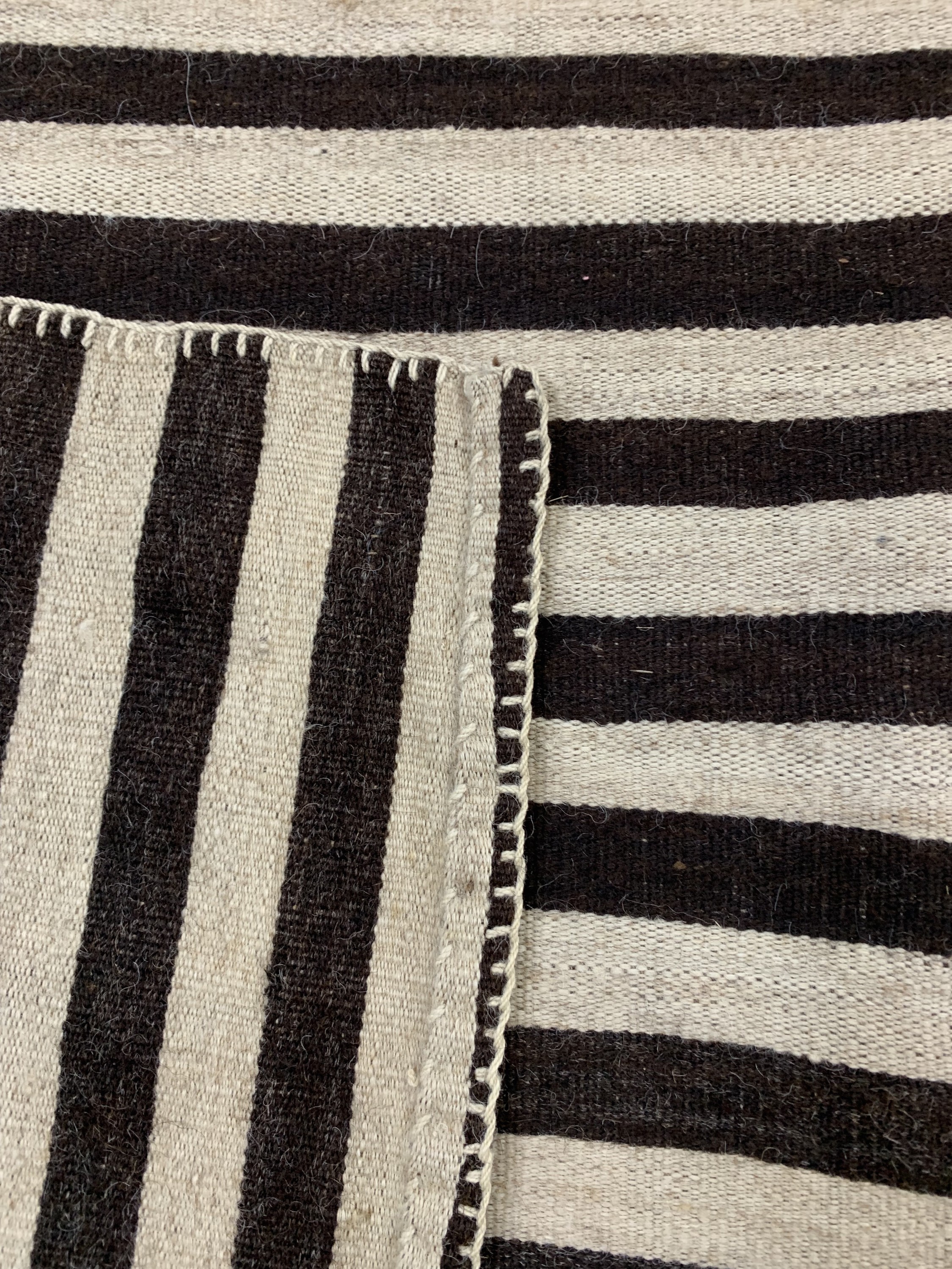 Detail f: Masandaran Kelim(3 Bahnig), Persien, Anfang20.Jhd, Wolle auf Wolle, ca. 412 x 222 cm, EHZ: 2