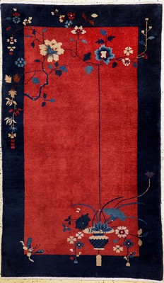 Image Peking antique, China, around 1900, wool on cotton, approx. 207 x 123 cm, condition: 3. ...