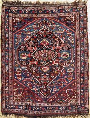 Image Antiker Ghaschgai, Persien, um 1900, Wolle auf Wolle, ca. 195 x 155 cm, EHZ: 2-3, ...