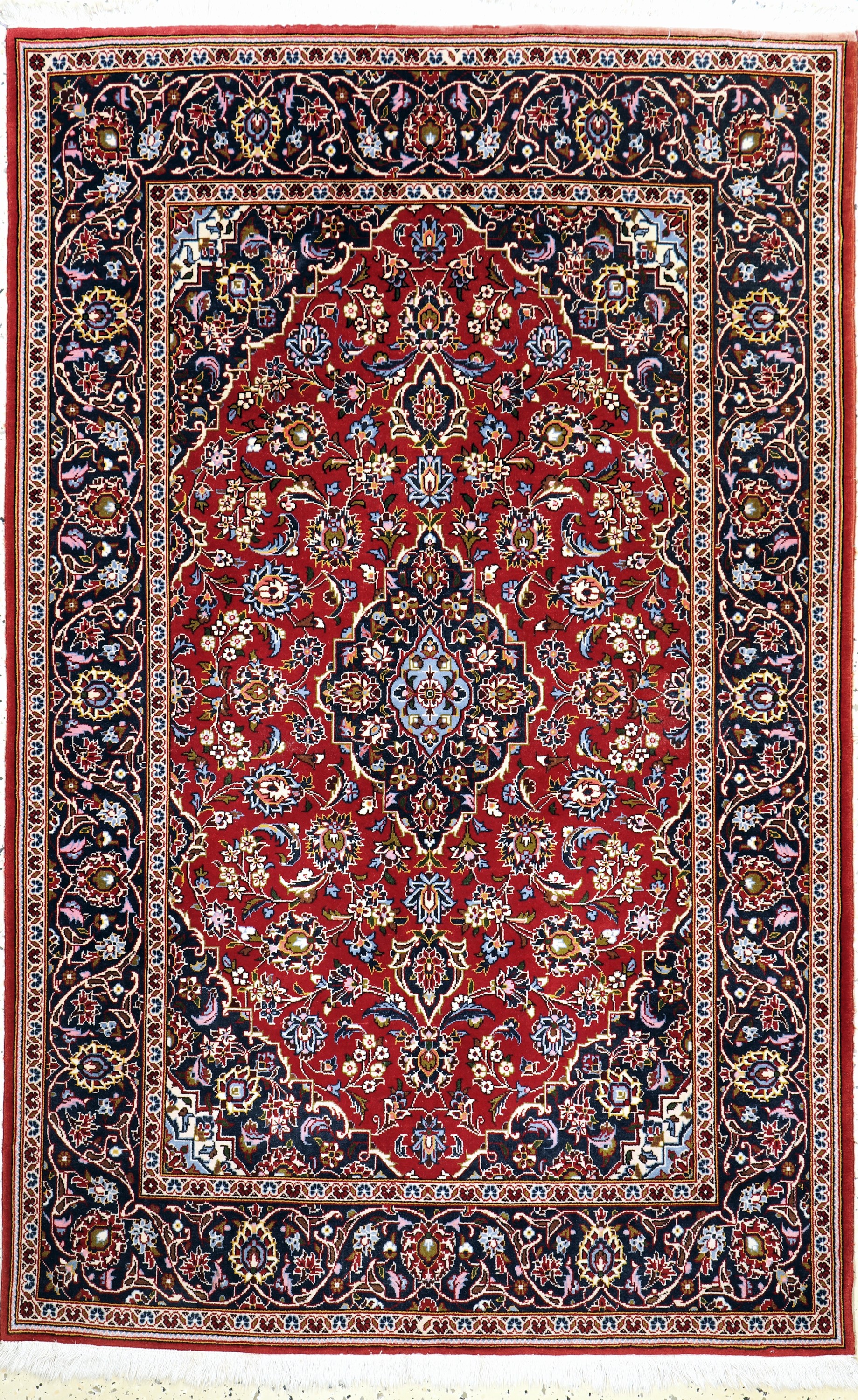 Keschan Kork fein, Persien, Ende 20.Jhd, Korkwolle auf Baumwolle, ca. 168 x 108 cm, EHZ: 1-2
