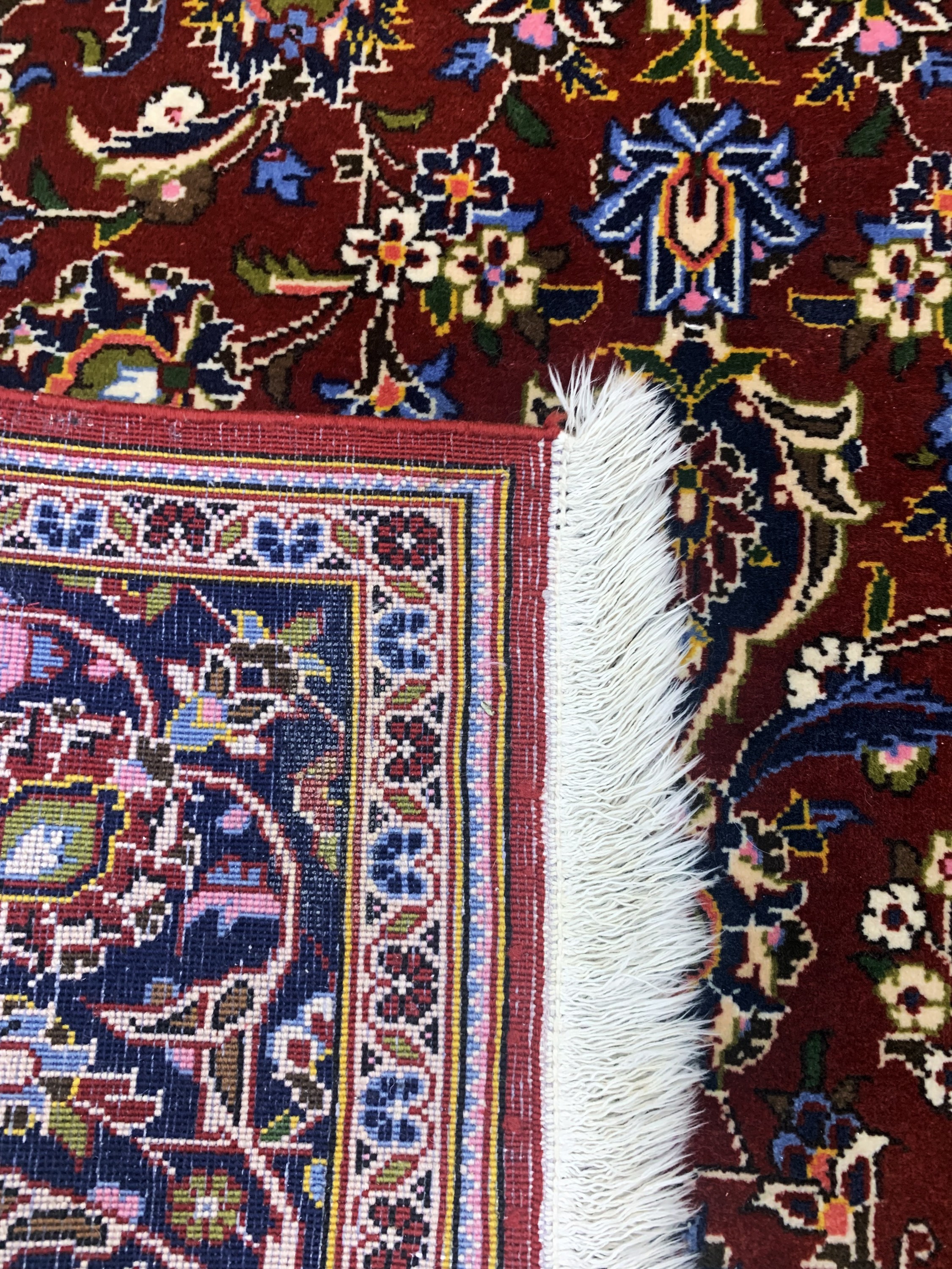 Detail f: Keschan Kork fein, Persien, Ende 20.Jhd, Korkwolle auf Baumwolle, ca. 168 x 108 cm, EHZ: 1-2