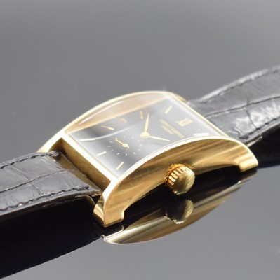 26818858b - CUERVO & SOBRINOS Herrenarmbanduhr in GG 750/000, Handaufzug, großes, ...