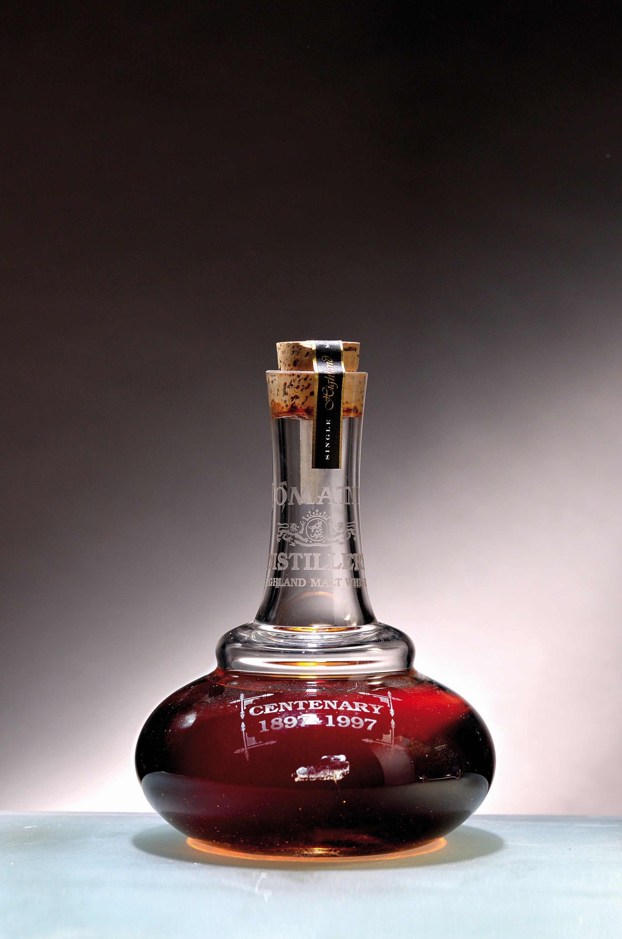 1 Flasche 1997 Tomatin 1897-1997 Centenary im Dekanter, 30 Jahre alt, abgefüllt 1997, Single Malt, Limited Edition No. 254 von 800 Flaschen im 70cl ...