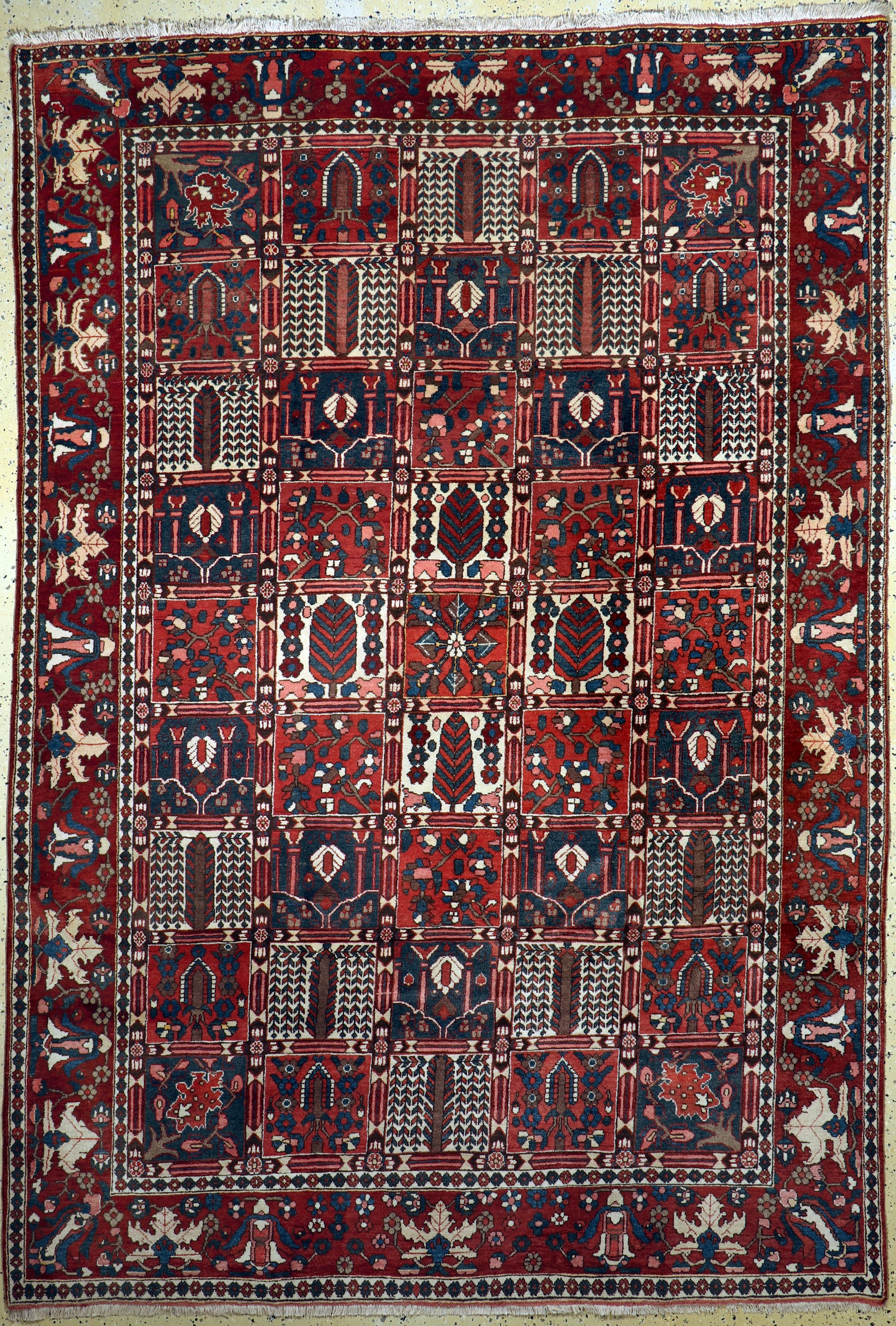 Bachtiar, Persien, Mitte 20.Jhd., Wolle aufBaumwolle, ca. 300 x 210 cm, EHZ: 2