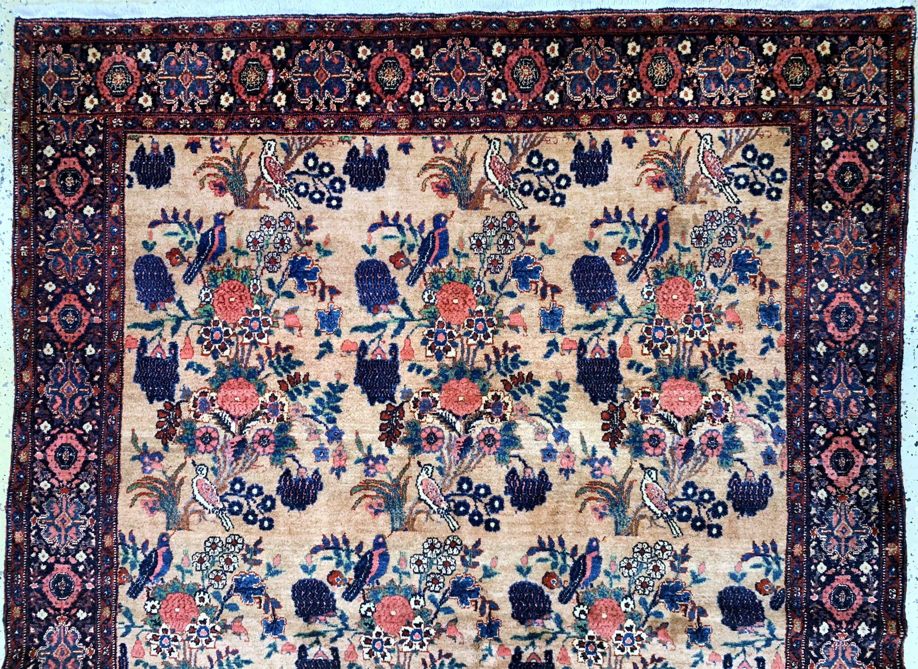 Detail a: Senneh, Persien, um 1930, Wolle auf Baumwolle, ca. 217 x 152 cm, EHZ: 2