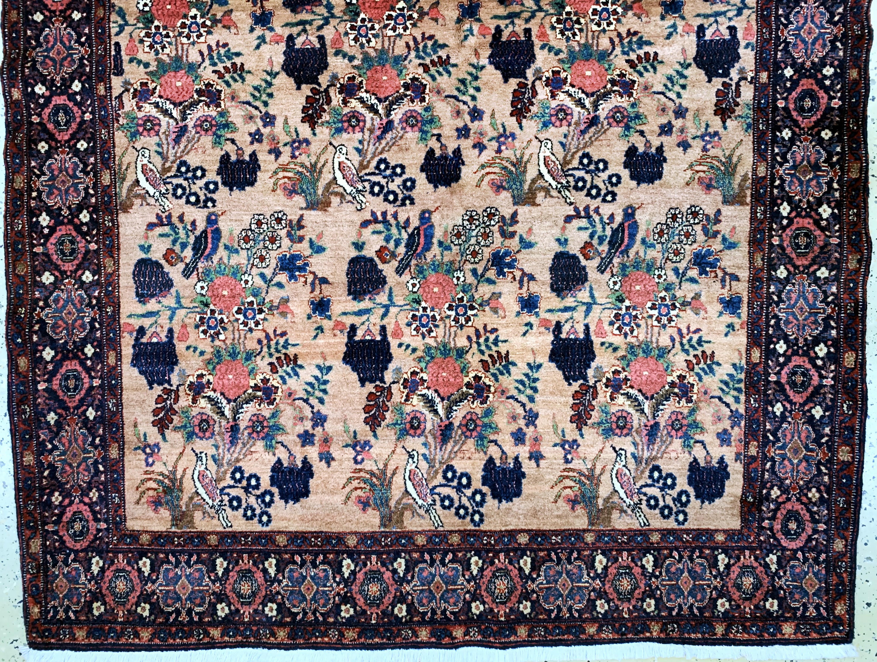 Detail b: Senneh, Persien, um 1930, Wolle auf Baumwolle, ca. 217 x 152 cm, EHZ: 2