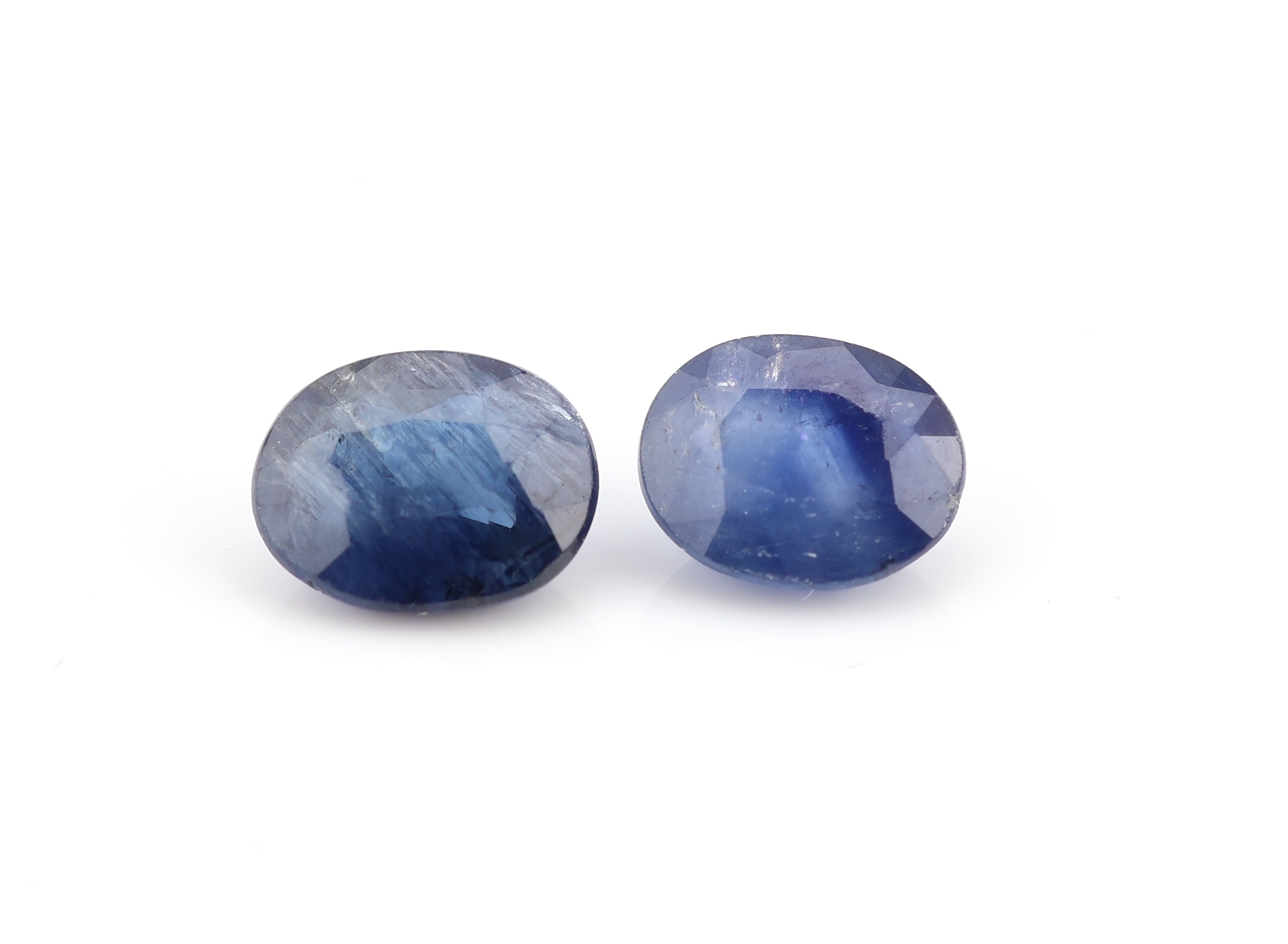 Detail a: Lot lose Saphire, ca. 25.43 ct, ovalfacett.in versch. Grössen, Ausfassware