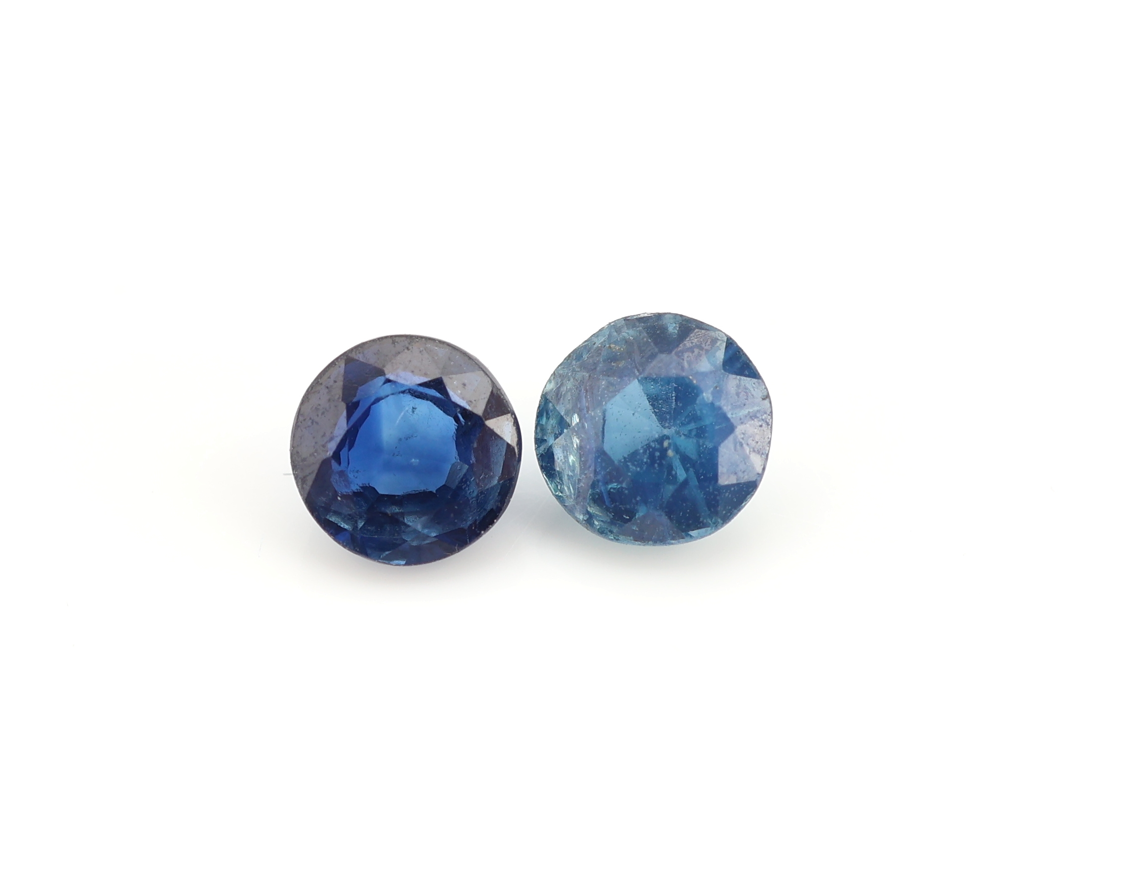 Detail a: Lot lose Saphire, ca. 18.75 ct, rundfacett.in versch. Grössen und Farbnuancen, Ausfassware