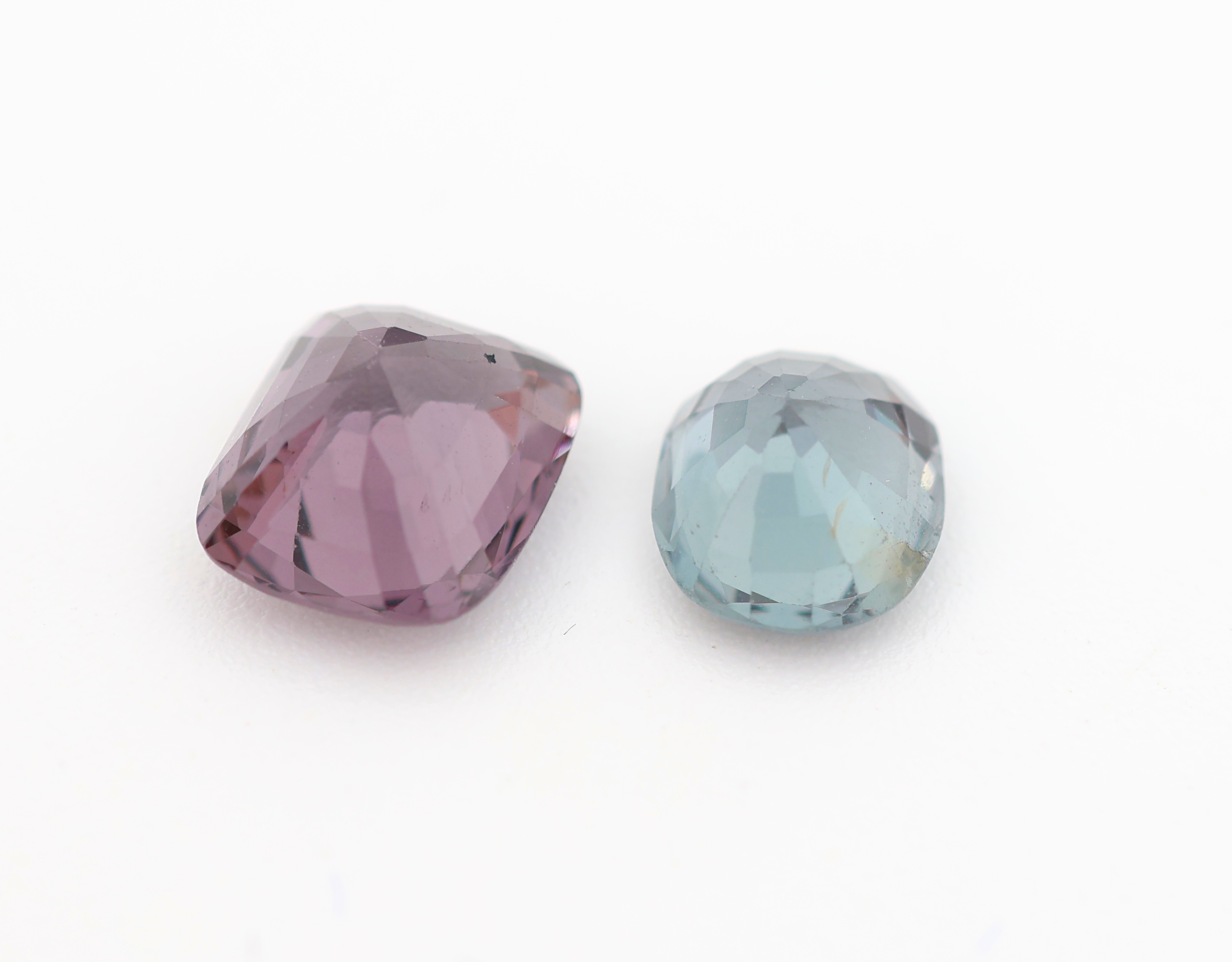 Detail b: Lot lose Spinelle, ca. 18.64 ct, versch. Schliffformen, Grössen und Farben