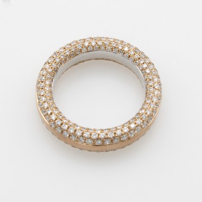 26819839a - Ring mit Brillanten, RG 750/000, Brill. auch seitl. gef. zus. ca. 2.36 ct feines ...