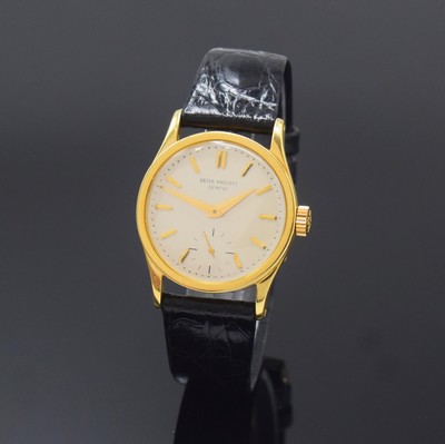 Image PATEK PHILIPPE Calatrava 18k yellow gold wristwatch reference 96, Switzerland around ...