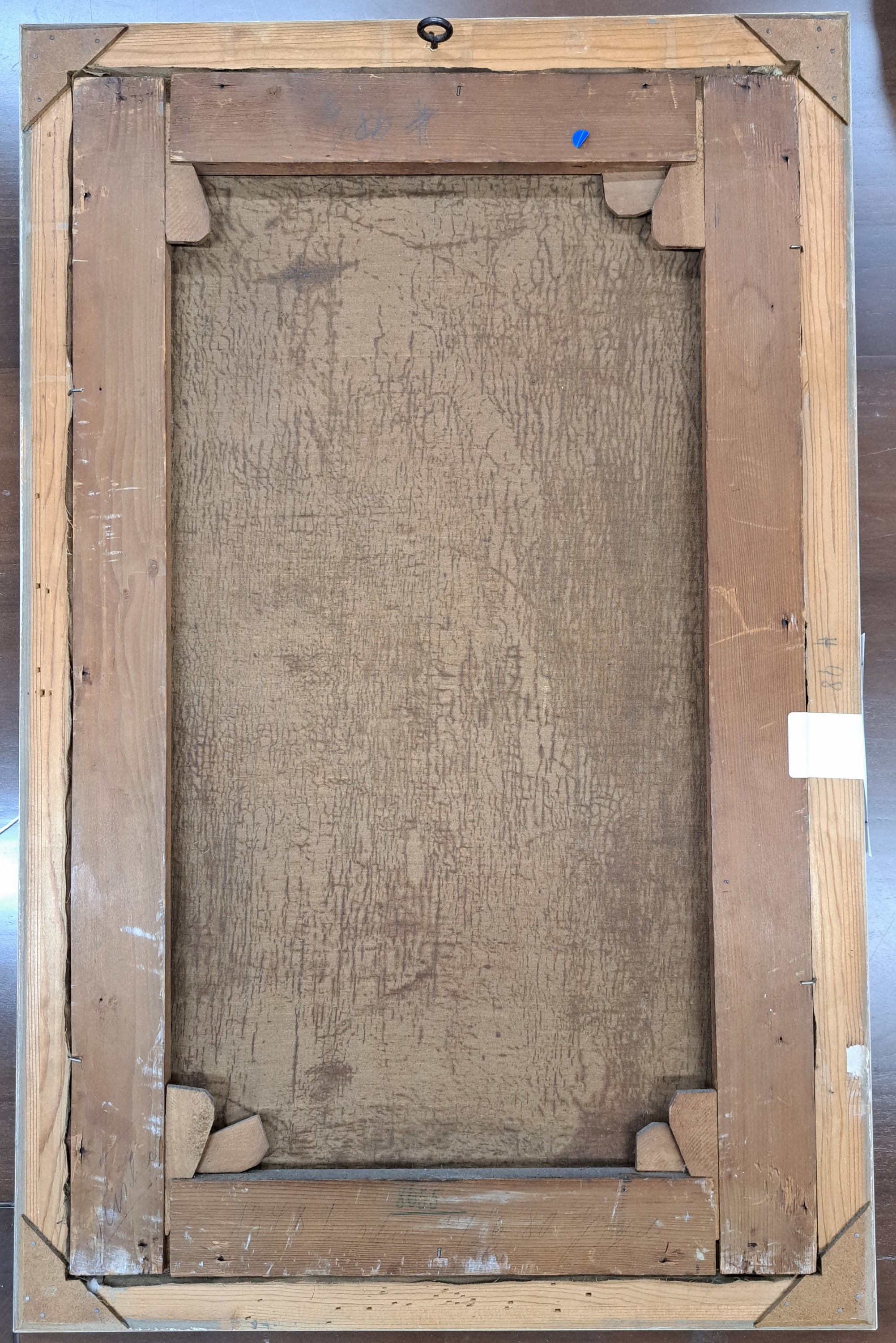 Detail e: Monogrammist AB, datiert 1912, Ansicht aus Venedig, Öl/Lwd, rechts unten monogr. und dat, ca. 66x40cm, R. ca. 74x48cm