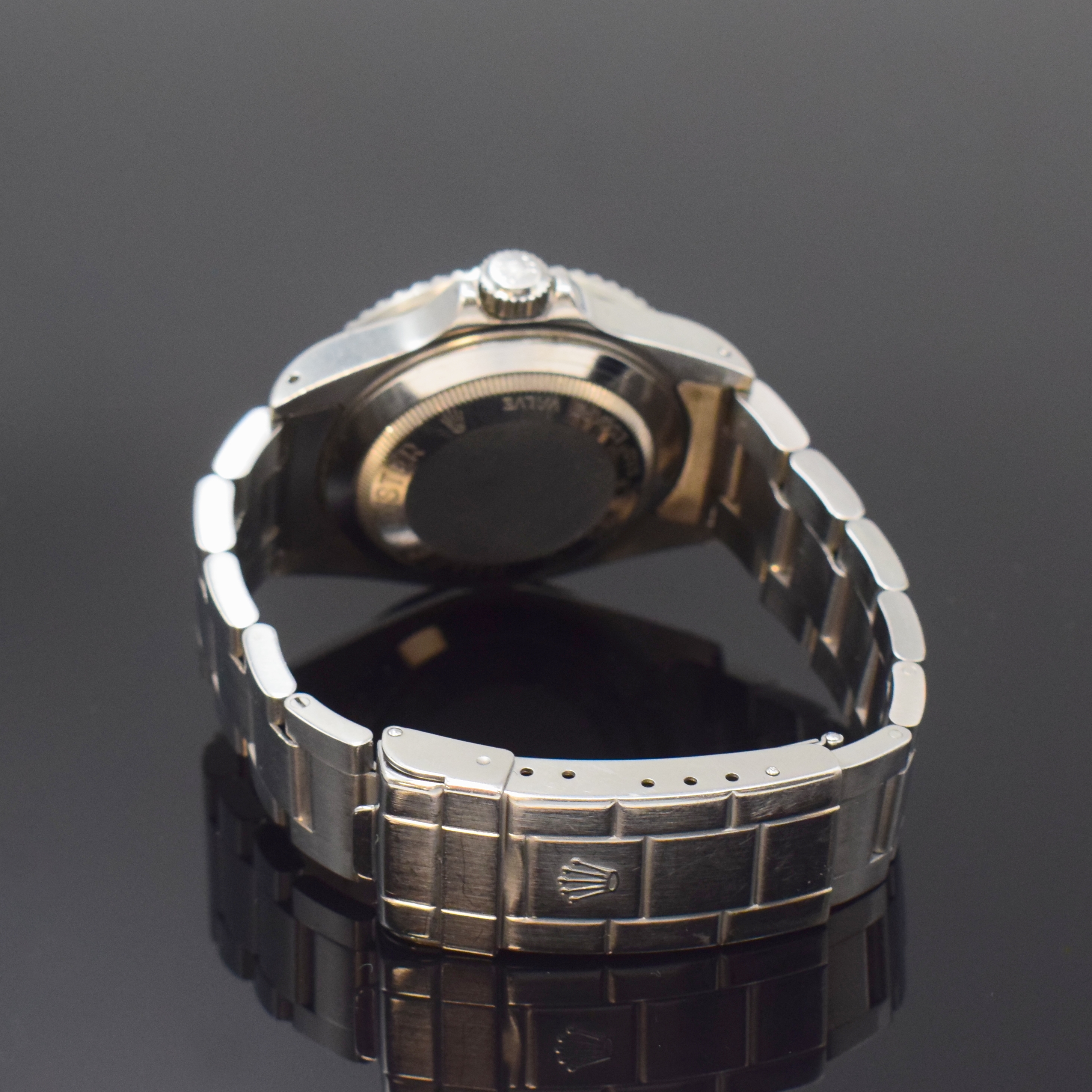 Detail b: ROLEX Sea-Dweller Referenz 16600 Taucheruhr in Stahl/Stahlband, Schweiz um 1991, Automatik, Oystergeh. m. seitl. Heliumventil, eins. rast. drehb. ...