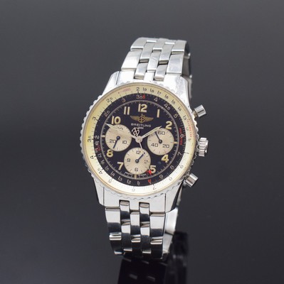 Image BREITLING Navitimer 92 chronograph in steel reference A30022, Switzerland around 1992, ...