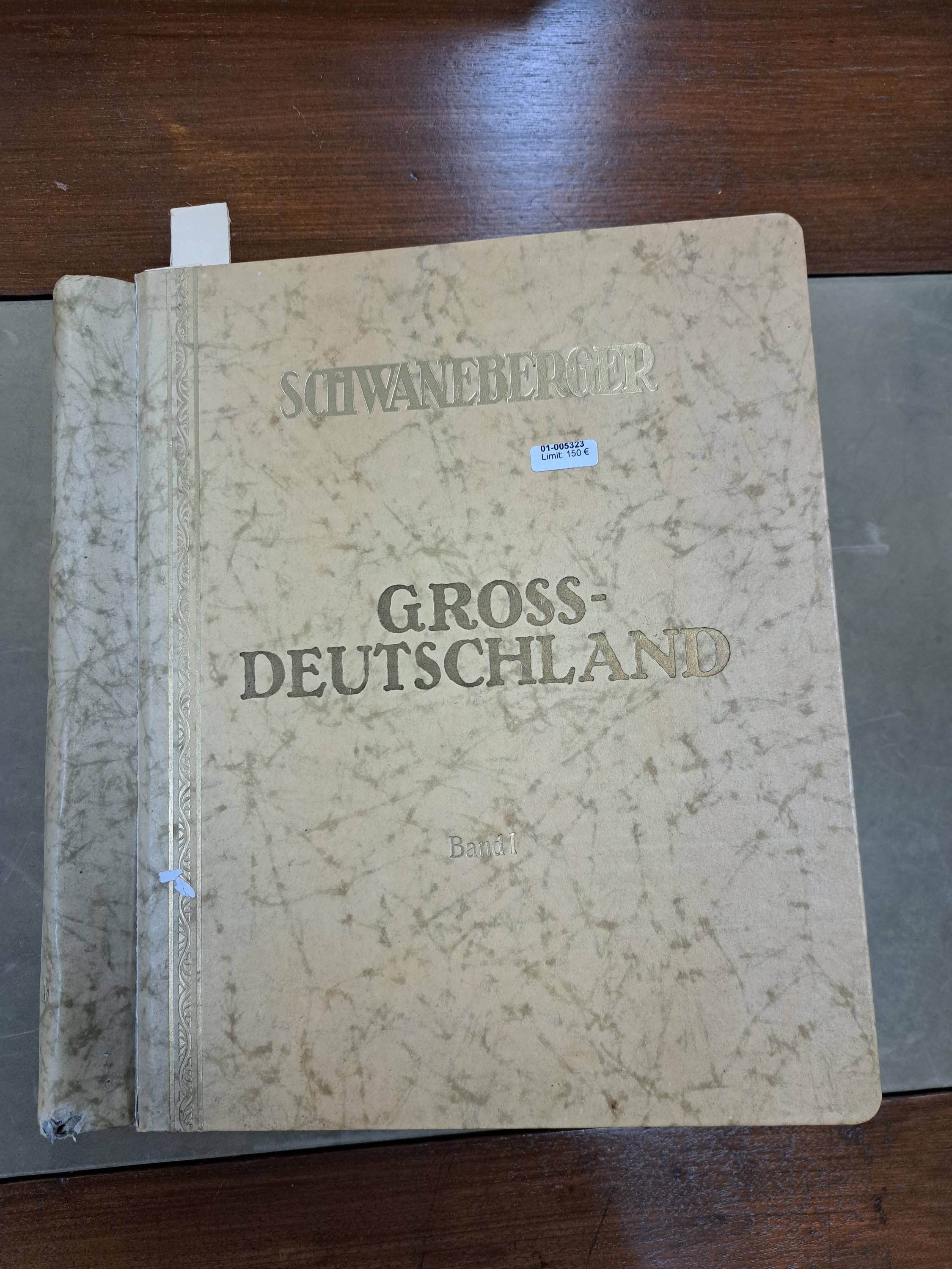 Detail a: Briefmarkensammlung, Deutsches Reich & 3. Reich, gestempelt und mit Falz, unterschiedliche Erhaltung, sowie etwas Saargebiet und Danzig, Album ...