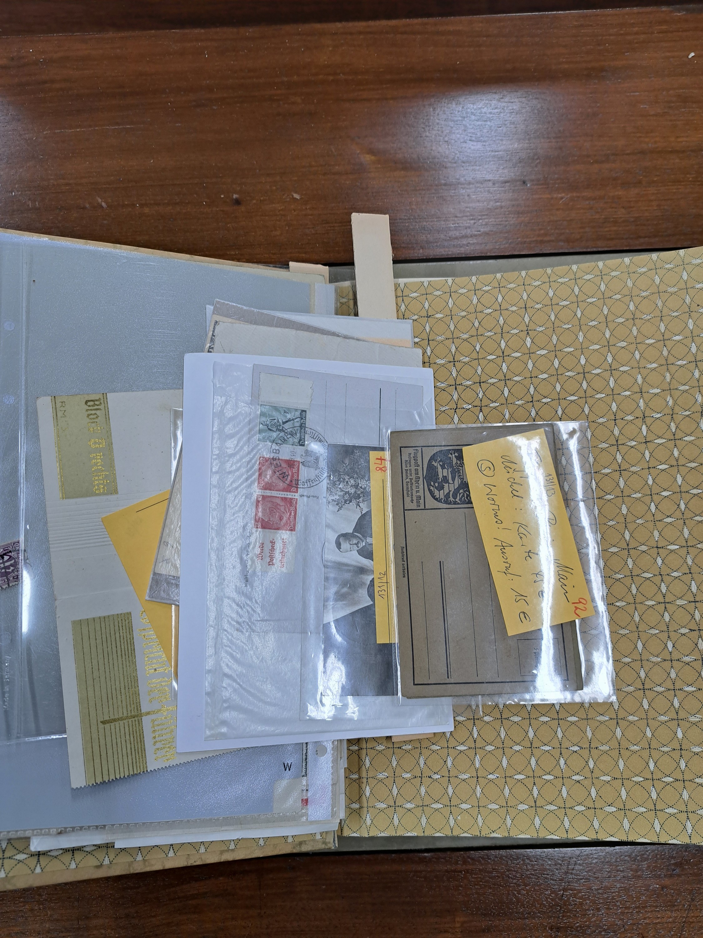 Detail b: Briefmarkensammlung, Deutsches Reich & 3. Reich, gestempelt und mit Falz, unterschiedliche Erhaltung, sowie etwas Saargebiet und Danzig, Album ...