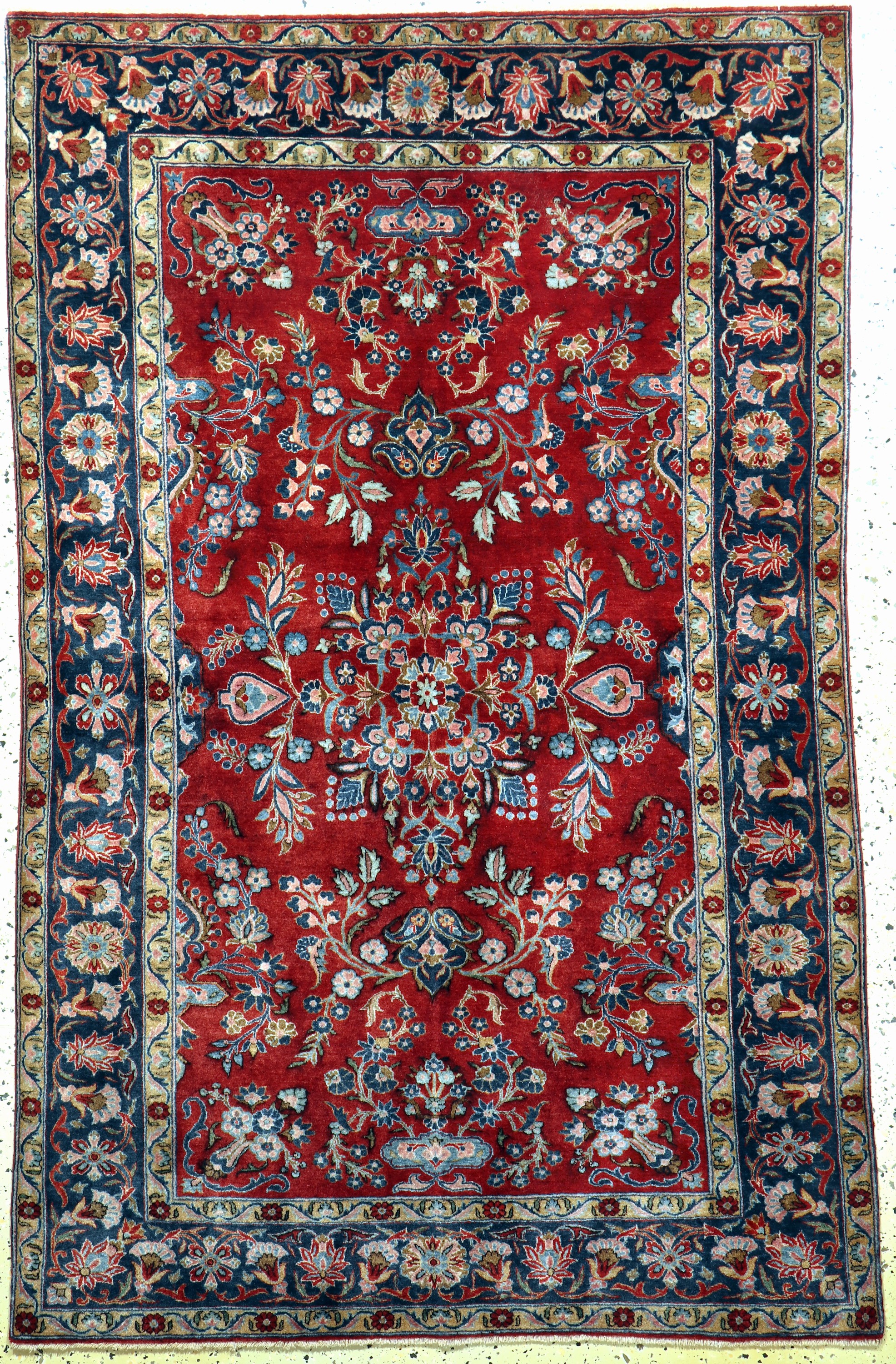 "Manchester"Keschan antik, Persien, um 1900, Manchester-Korkwolle, ca. 190 x 125 cm, gereinigt, EHZ: 2
