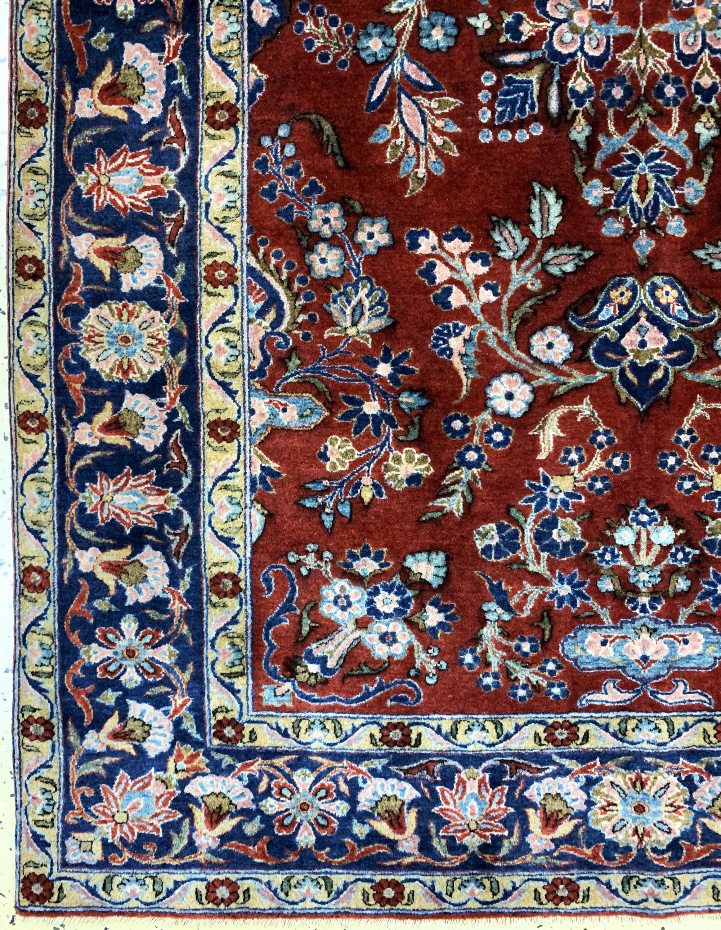 Detail b: "Manchester"Keschan antik, Persien, um 1900, Manchester-Korkwolle, ca. 190 x 125 cm, gereinigt, EHZ: 2