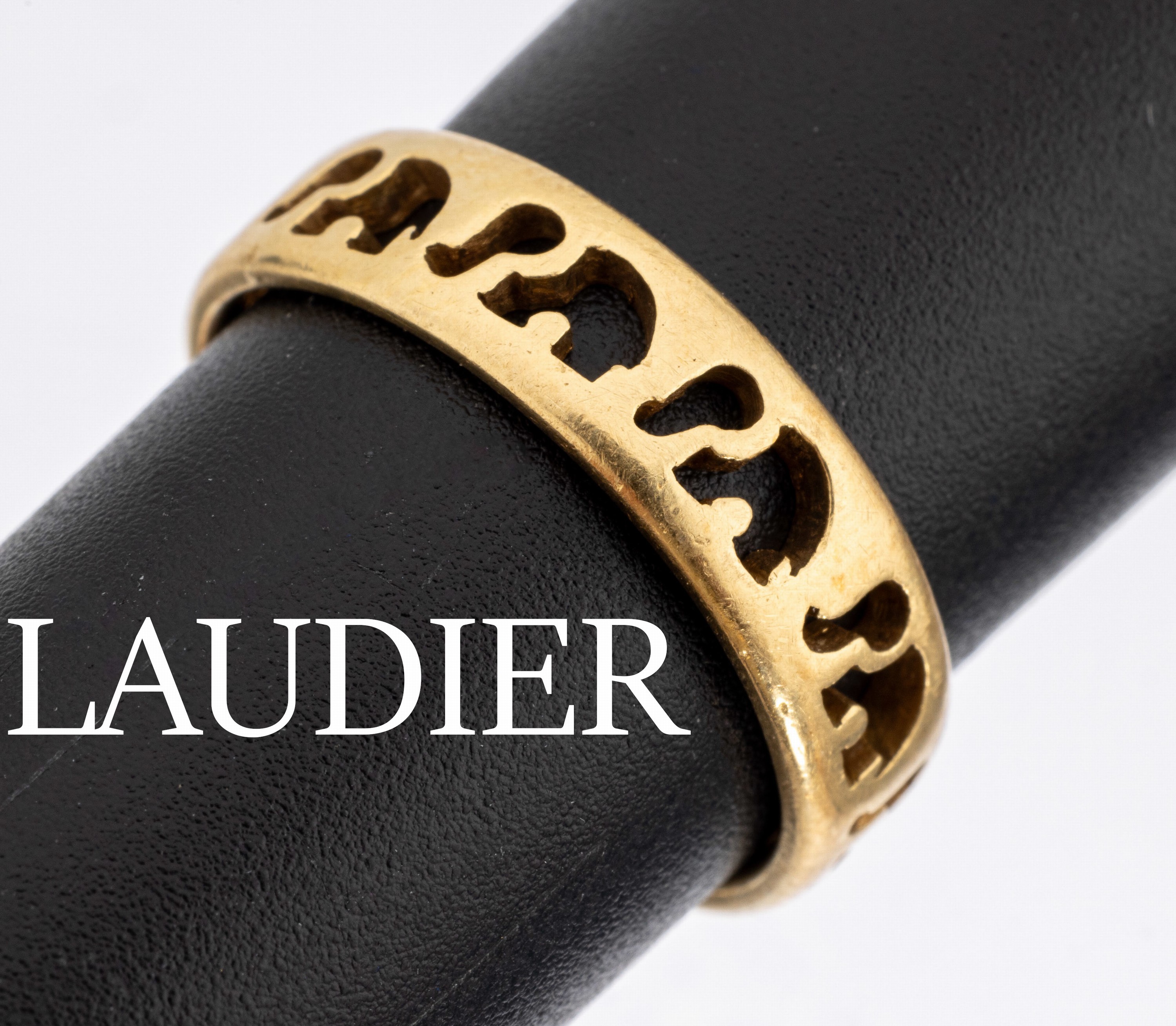 18 kt Gold LAUDIER Ring, GG 750/000, durchbrochen in Form von Elefanten, RW 52, ca.3.7 g