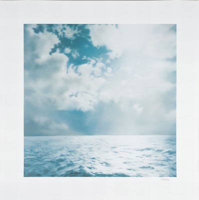 Image Gerhard Richter, born 1932 Dresden, #"Seascape (Backlight)#", color offset, ...