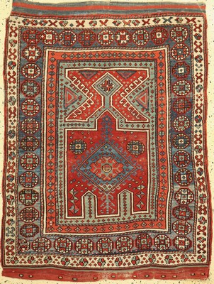 Image Bergama antique, Turkey, end of 19th century, wool on wool, approx. 140 x 110 cm, ...