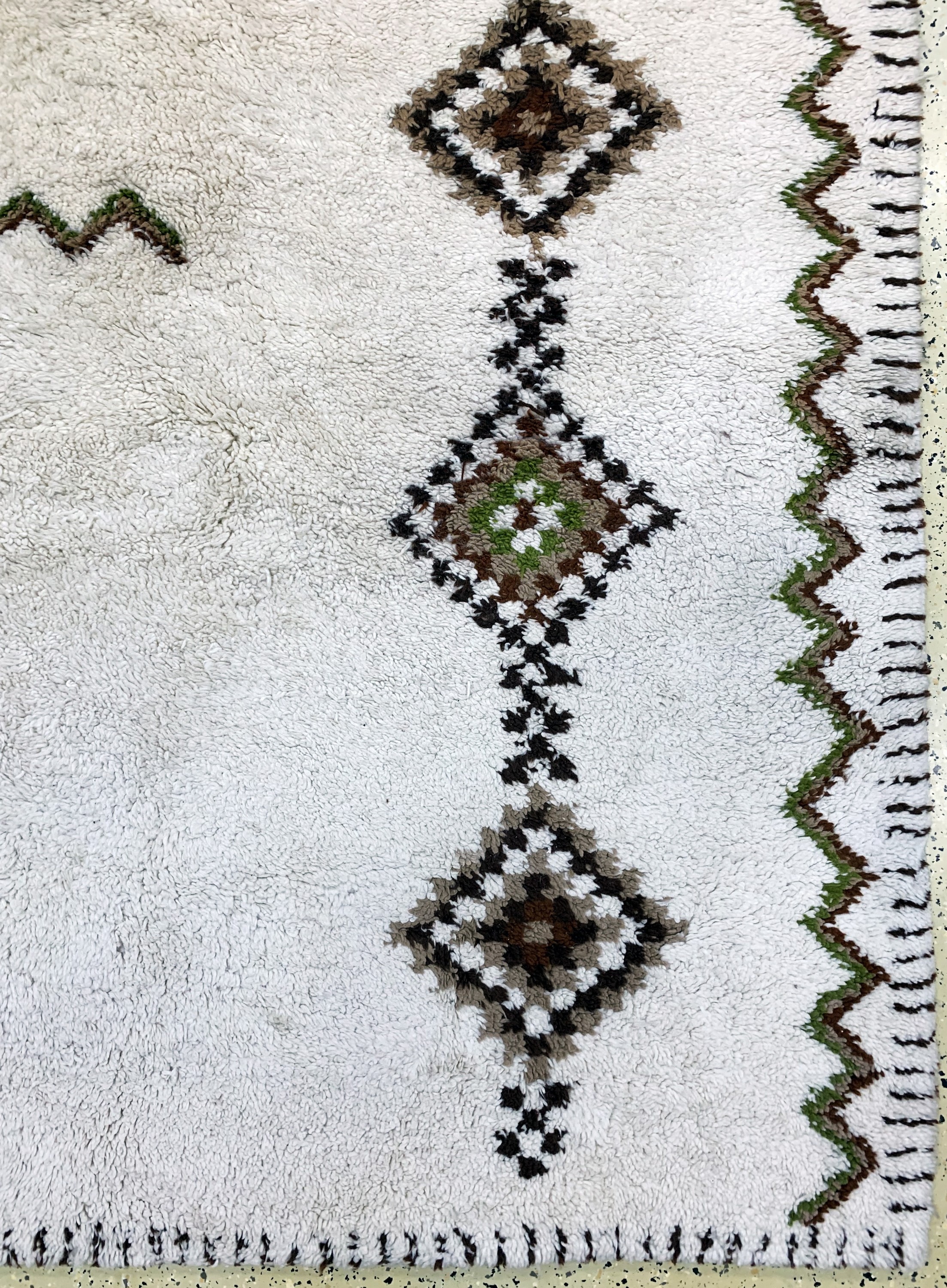 Detail a: Berber-Teppich, Marokko, Mitte 20.Jhd., Wolle auf Baumwolle, ca. 340 x 288 cm, EHZ: 2