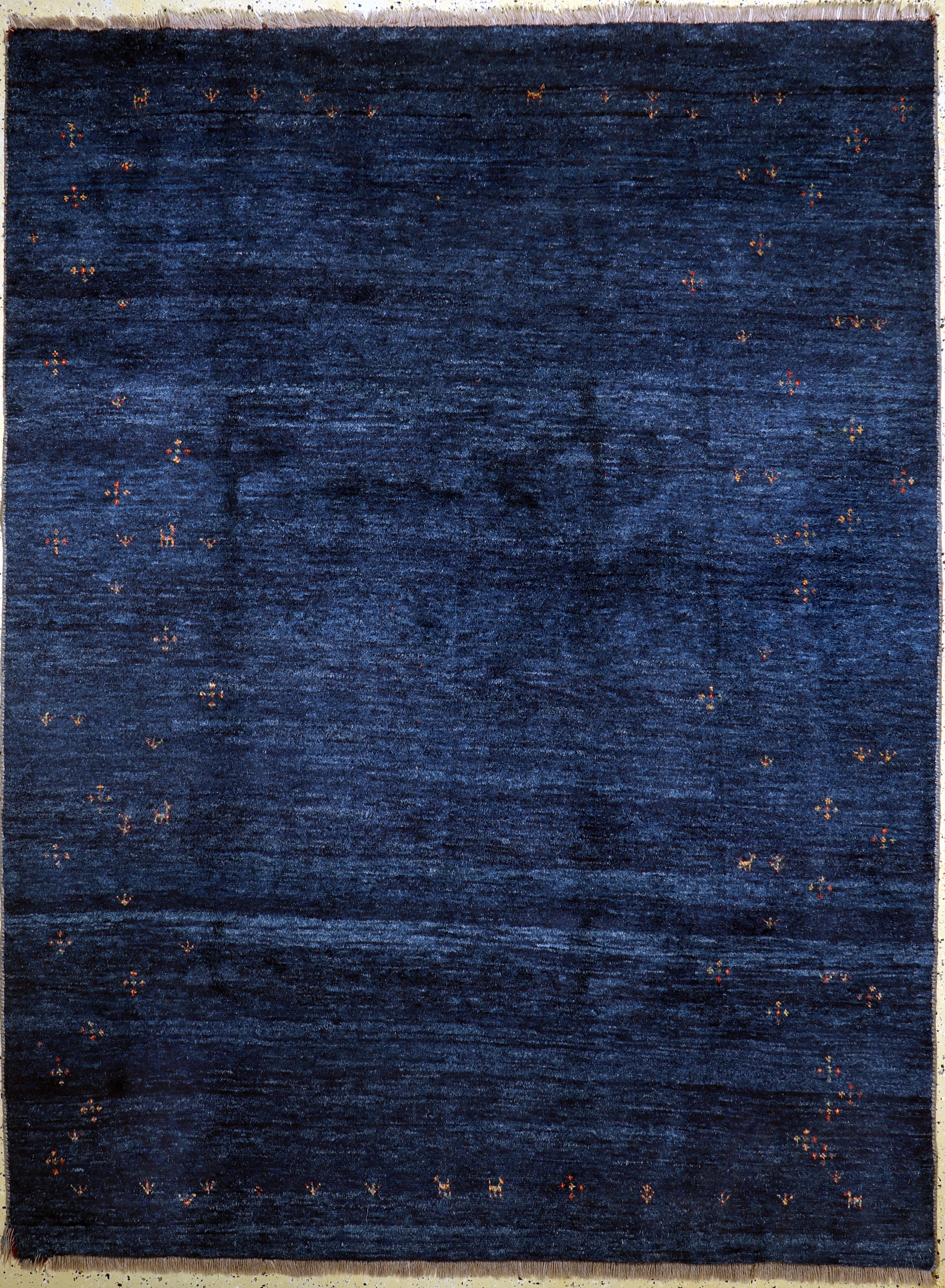 Gabbeh, Persien, ca. 30 Jahre, Wolle auf Wolle, ca. 295 x 220 cm, EHZ: 2, (Eck leicht beschädigt)