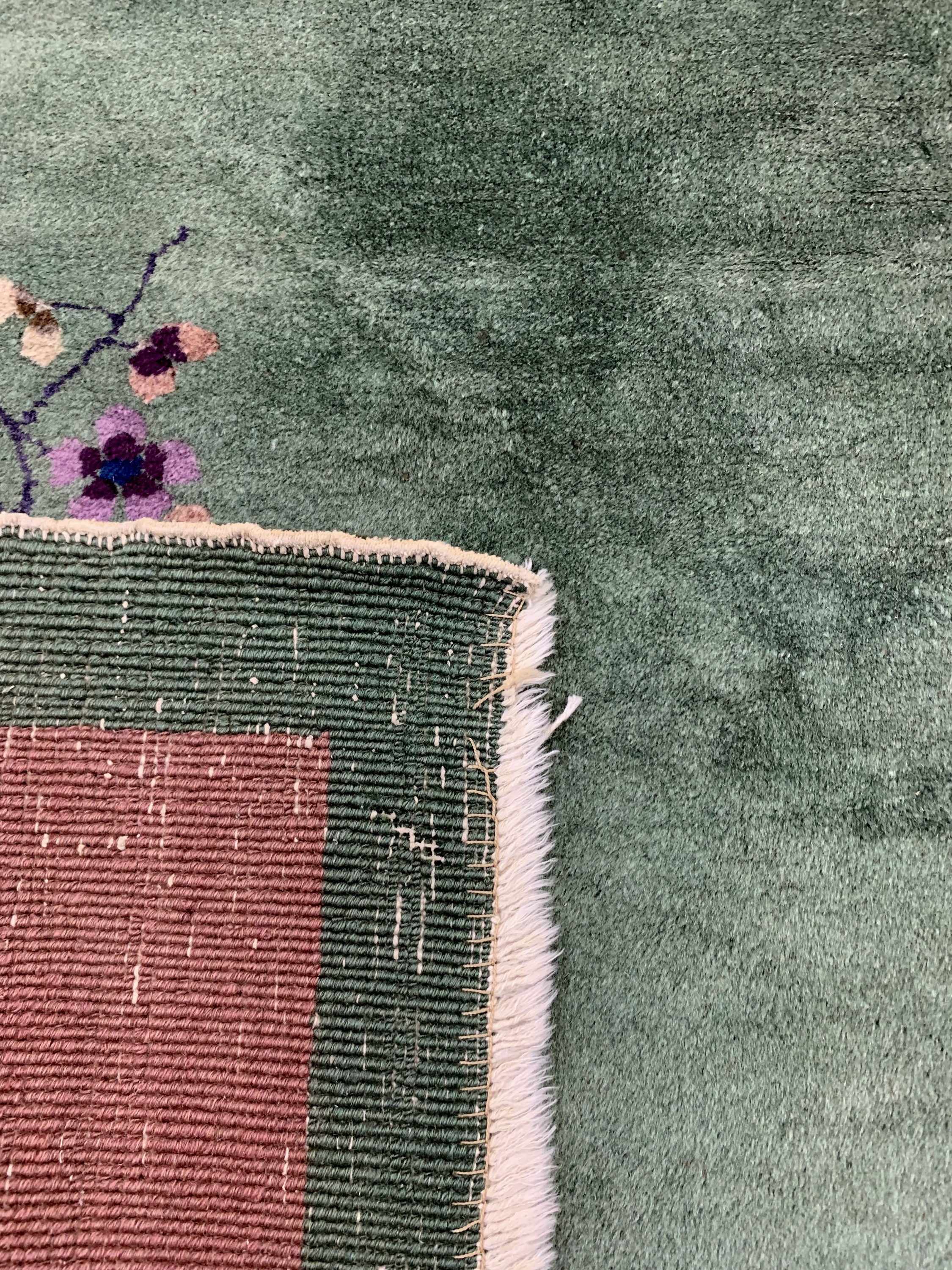 Detail f: Peking antik, China, um 1900, Wolle auf Baumwolle, ca. 294 x 248 cm, EHZ: 2, fachkundig gereinigt