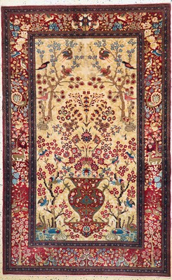 Image Isfahan#"Ahmad#"fine antique, Persia, around 1900, corkwool on cotton, approx. ...