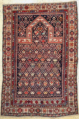 Image Shirvan#"prayer rug#"antique, Caucasus, 19th century, wool on wool, approx. 210 ...