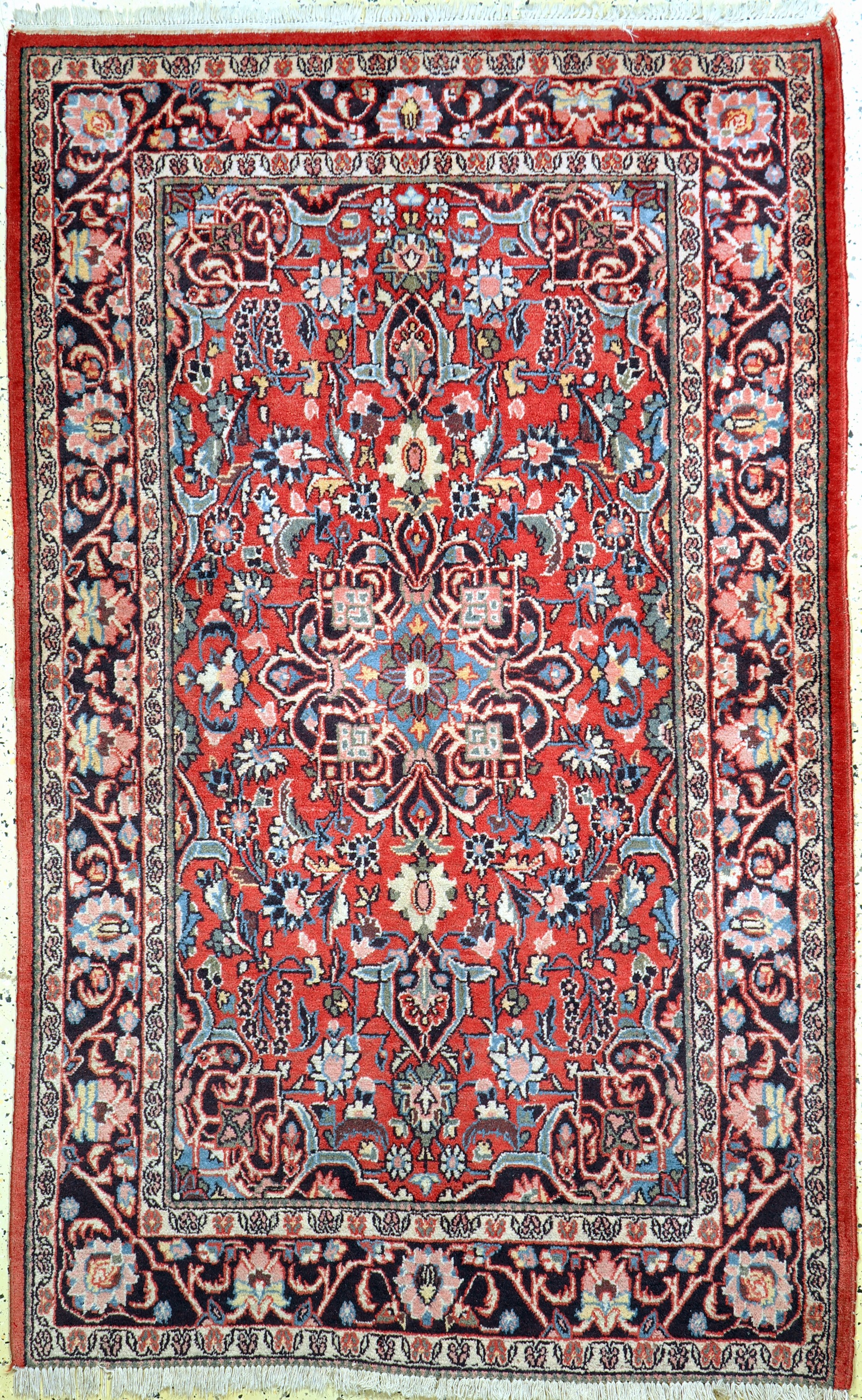 Keschan, Persien, Mitte 20.Jhd, Wolle auf Baumwolle, ca. 200 x 126 cm, EHZ: 2-3