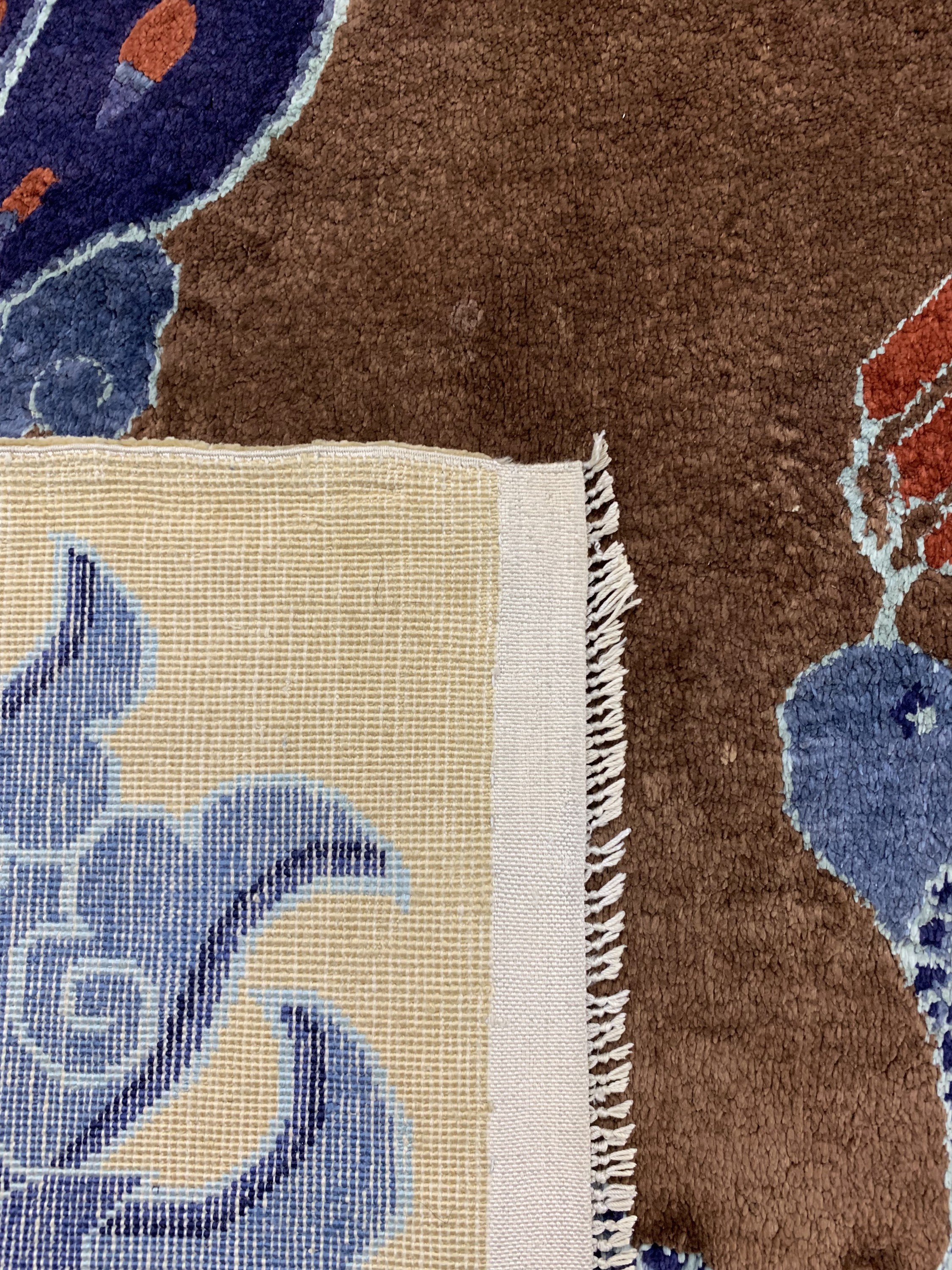 Detail g: Seiden Peking, China, Anfang 20.Jhd, reine Naturseide, ca. 311 x 215 cm, EHZ: 2