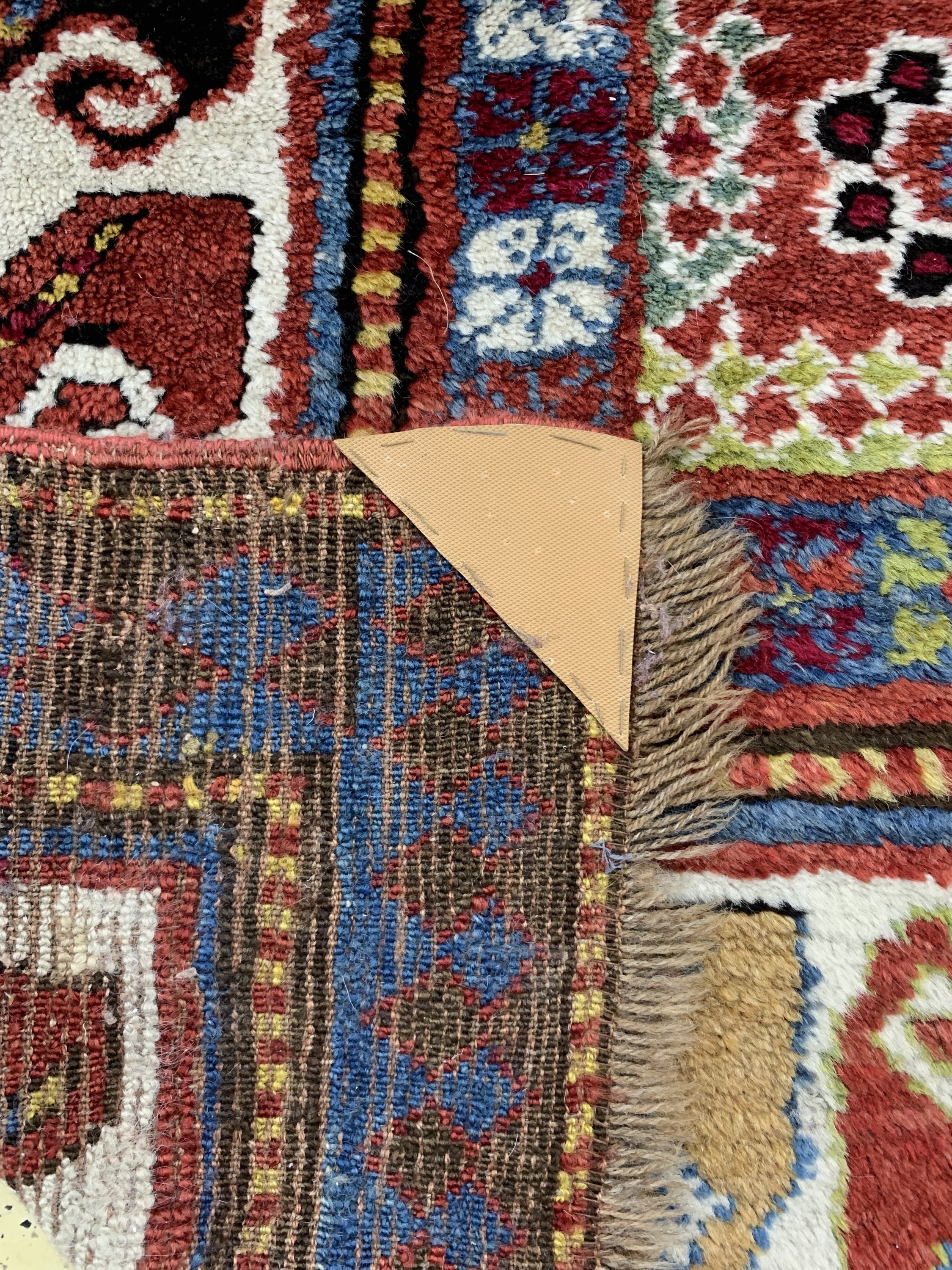 Detail g: Seltener Tschelaberd Kazak antik, Kaukasus,19.Jhd, Wolle auf Wolle, ca. 222 x 135 cm, EHZ: 2