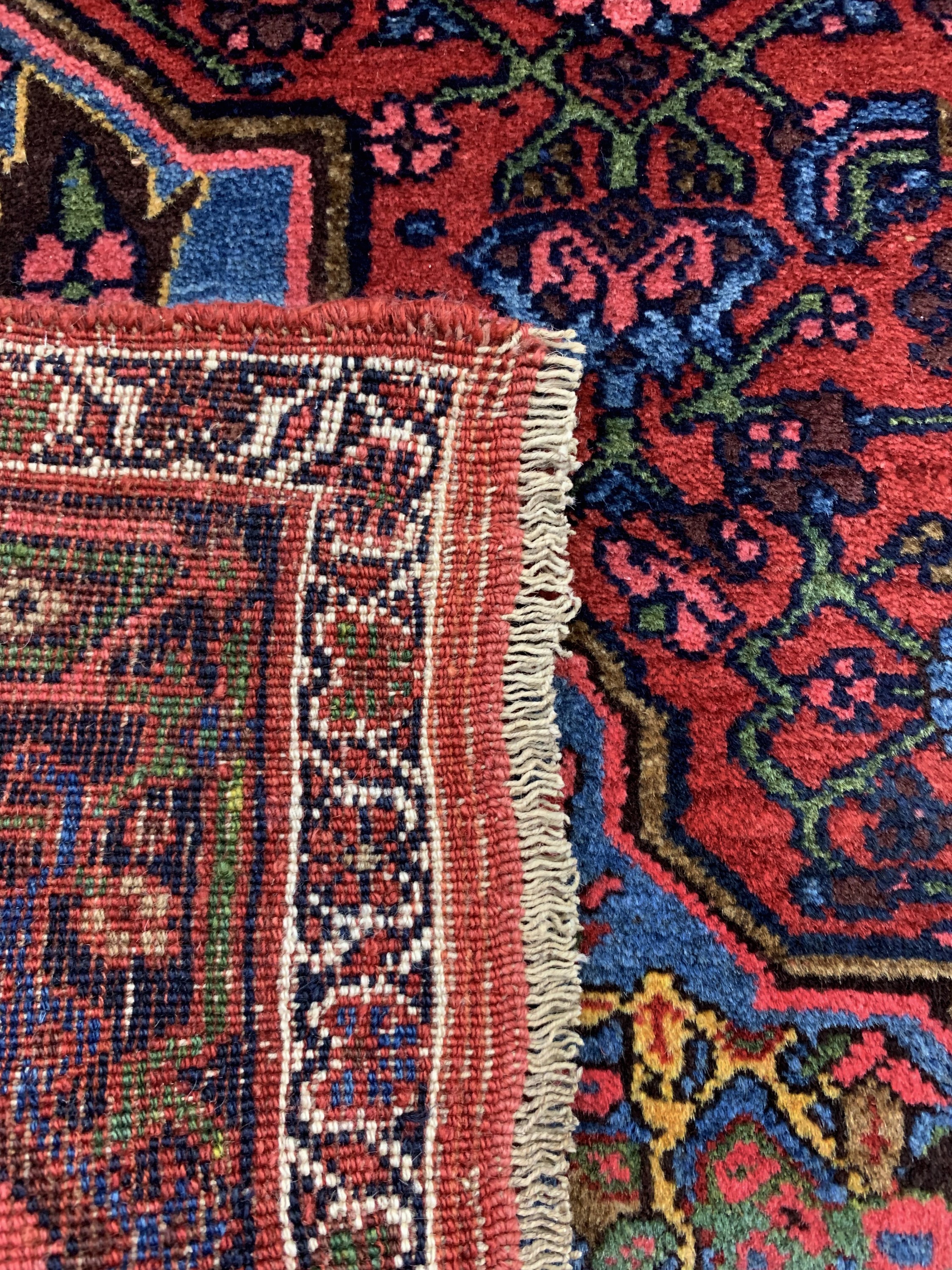 Detail g: Antiker Bidjar, Persien, um 1900, Wolle aufWolle, ca. 233 x 144 cm, gereinigt, EHZ: 2