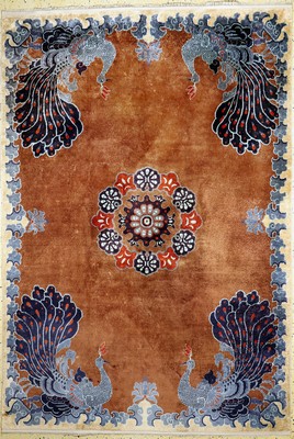 Image Silk Beijing, China, early 20th century, pure natural silk, approx. 311 x 215 cm, ...