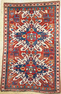 Image Tschelaberd"Adler-Kazak"antique, Kaukasus, 19.Jhd, Wolle auf Wolle, approx. 220 ...