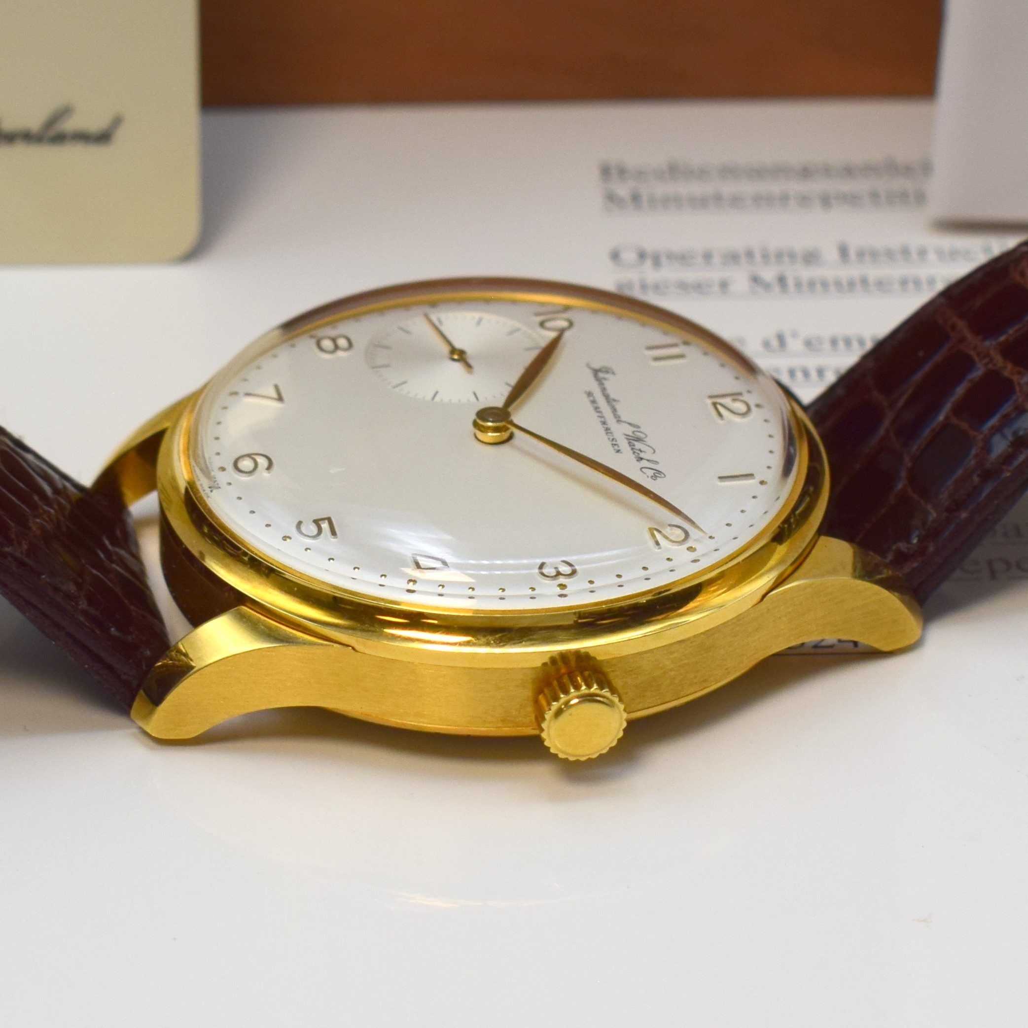 Detail c: IWC hochfeine und extrem seltene, auf 250 Stück limitierte Herrenarmbanduhr Portugieser mit Minutenrepetition Referenz 5240, Handaufzug, GG 750/000 ...