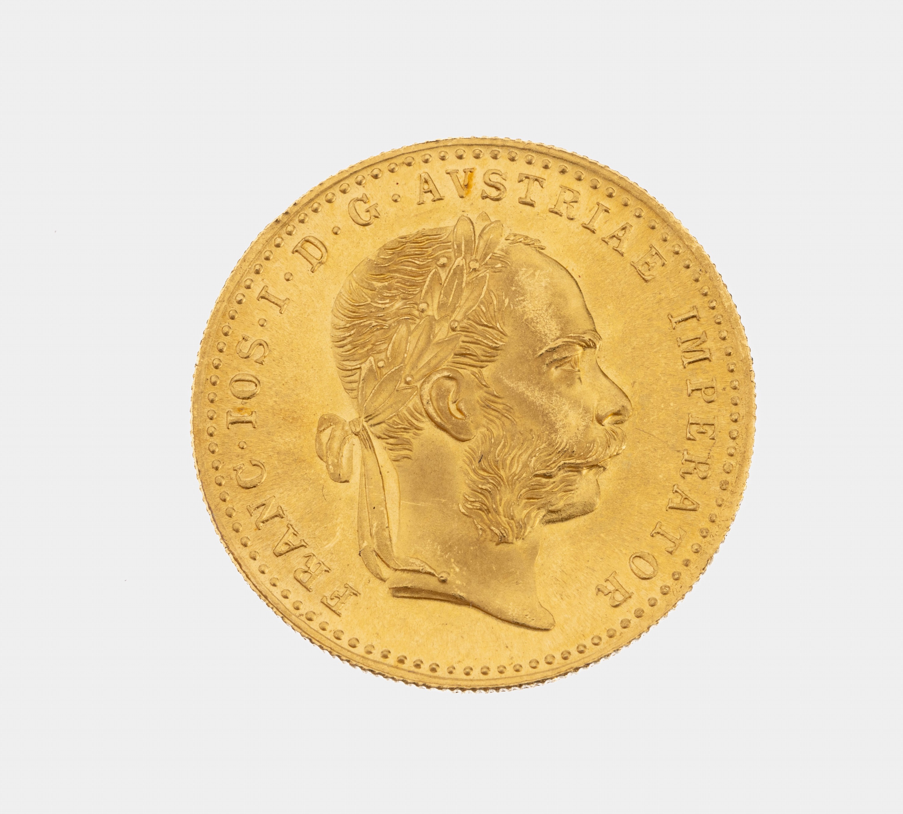 Goldmünze, 1 Dukat, Österreich-Ungarn, 1915, offizielle Nachprägung, Franz-Joseph