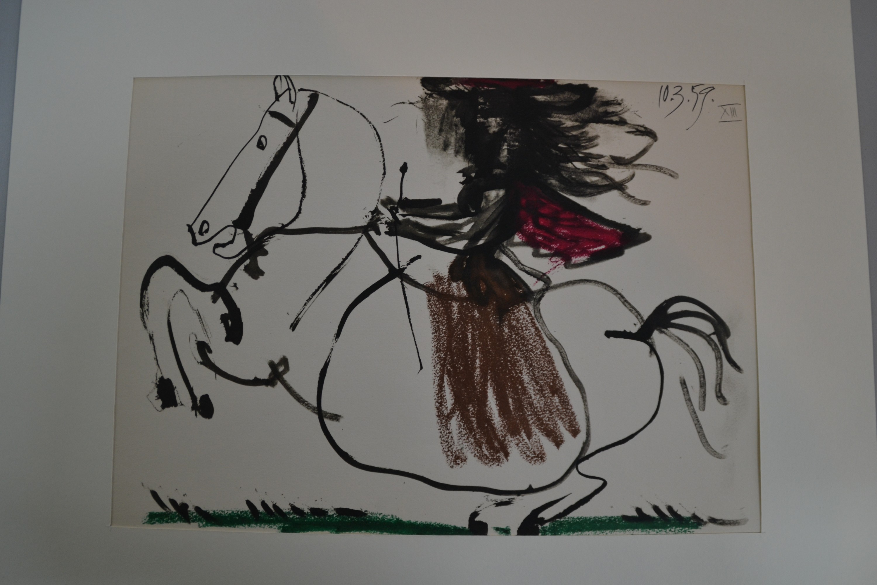 Detail f: Nach Pablo Picasso, 1881-1973, 4 Grafiken: nach einem Holzschnitt aus der Folge "Helene chez Archimede" von 1955, eines von 240 ...