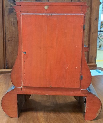 26824371c - Tischuhr, mit Wiener Schlag, sign. Josef Rammel Wien, um 1850, Holzgehäuse mit ...