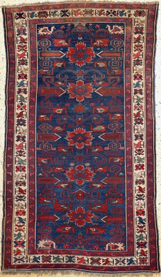 Image #"Leaf Fork Shirvan#"antique, Caucasus, 19th century, wool on wool, approx. 195 ...