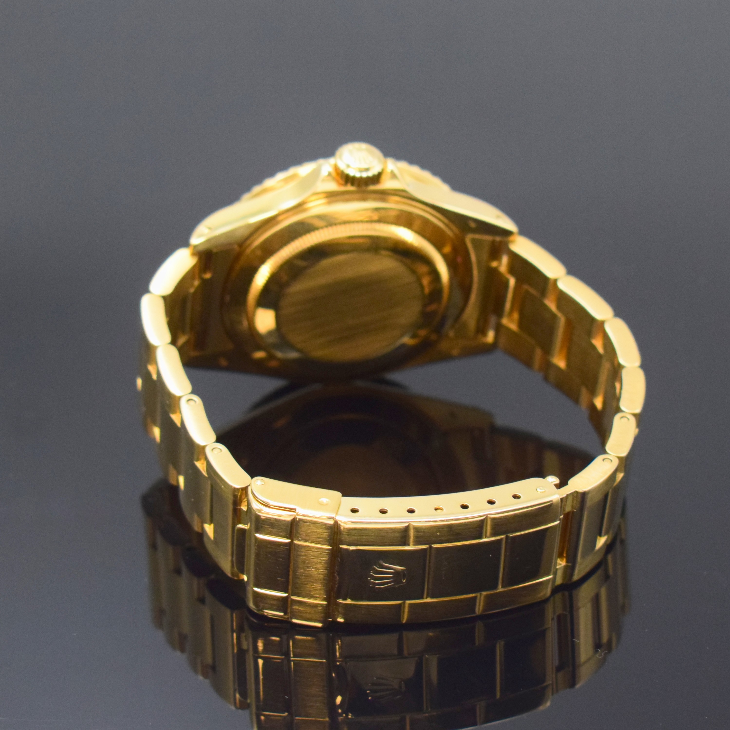 Detail b: ROLEX Herrenarmbanduhr Oyster Perpetual Date Submariner mit sogenanntem Sultan-Zifferblatt Referenz 16618, Automatik, Schweiz um 1992, Chronometer ...