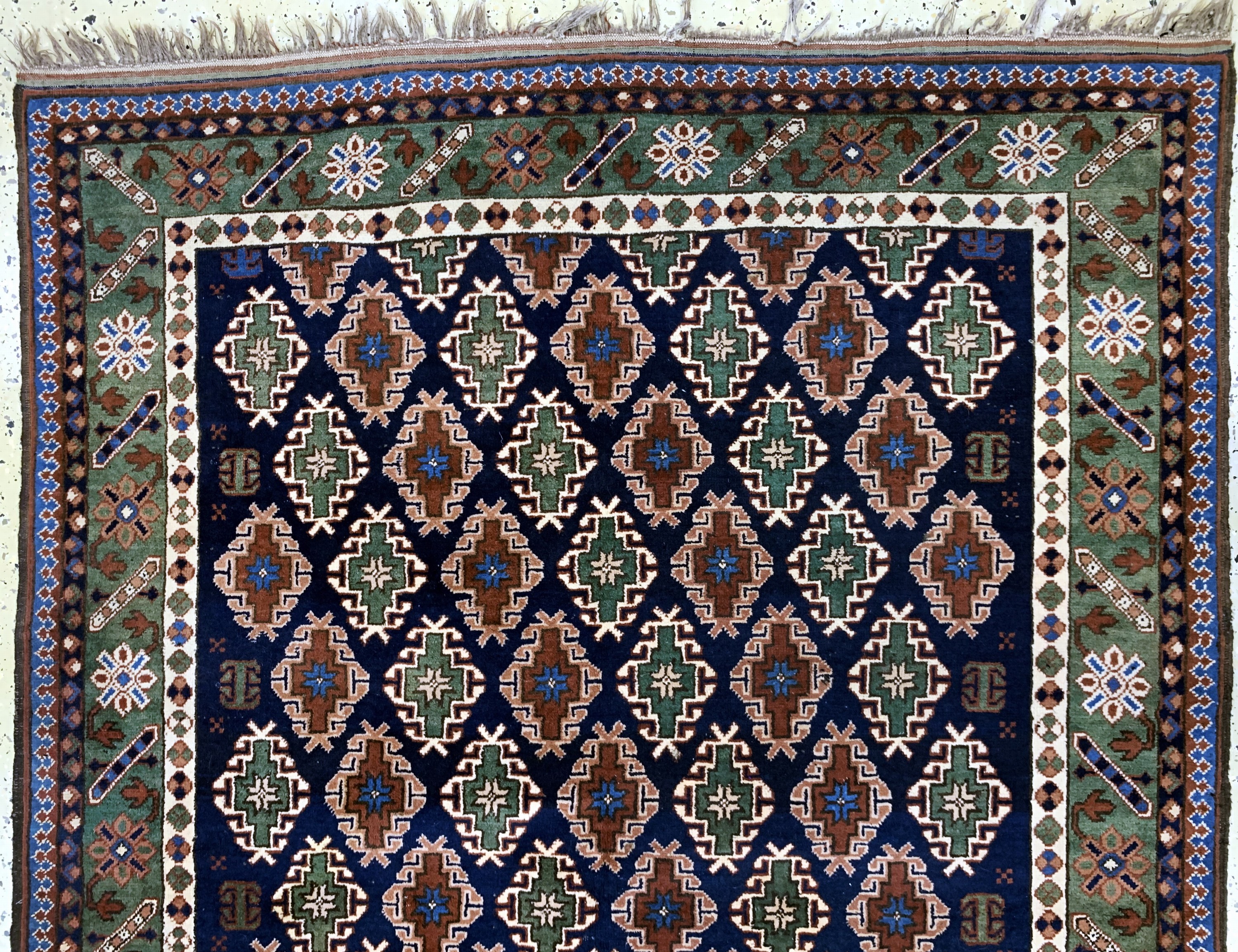 Detail a: Khalmohammadi, Afghanistan, Ende 20.Jhd, Wolle auf Wolle, ca. 195 x 150 cm, EHZ: 2