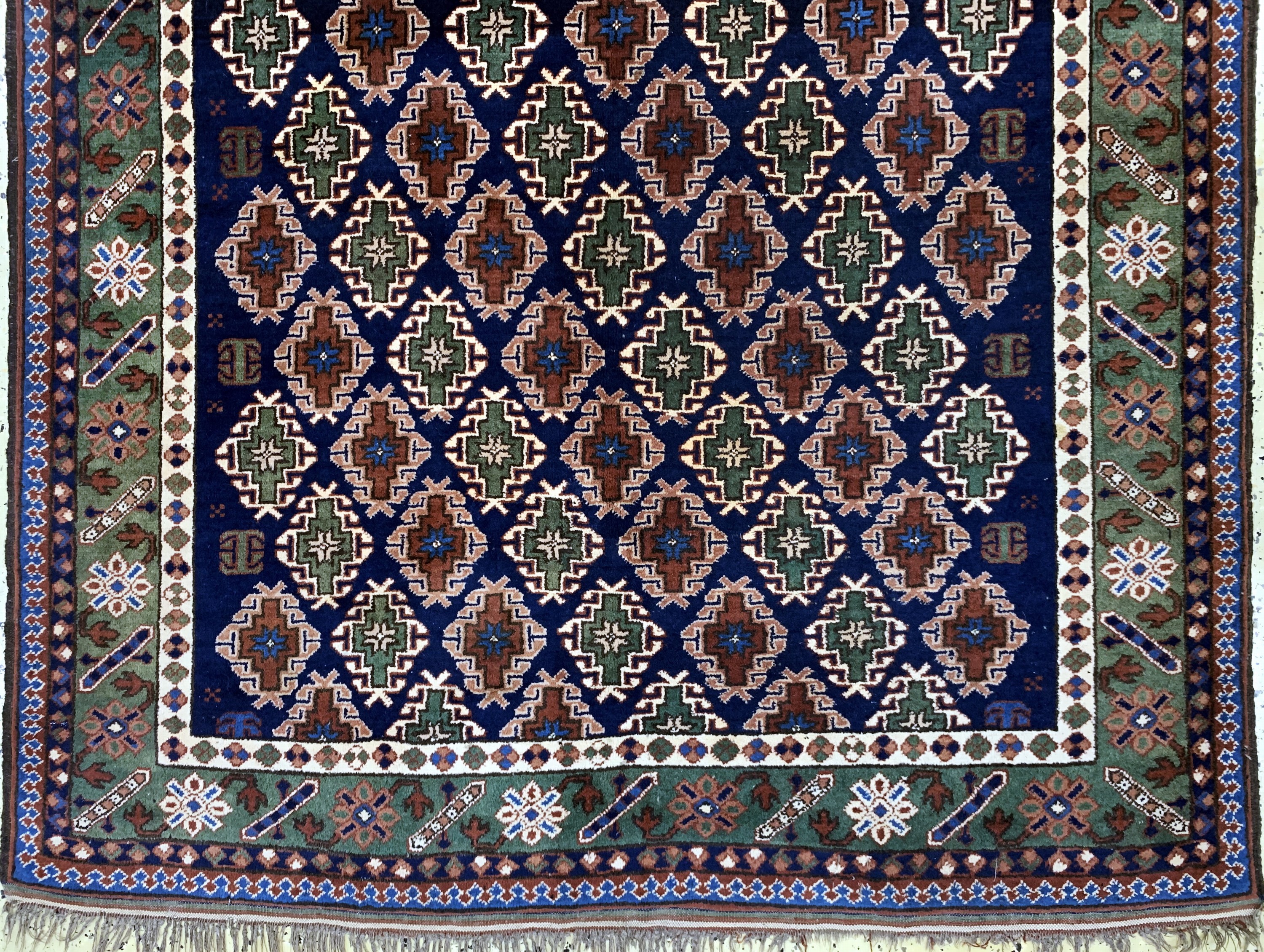 Detail b: Khalmohammadi, Afghanistan, Ende 20.Jhd, Wolle auf Wolle, ca. 195 x 150 cm, EHZ: 2