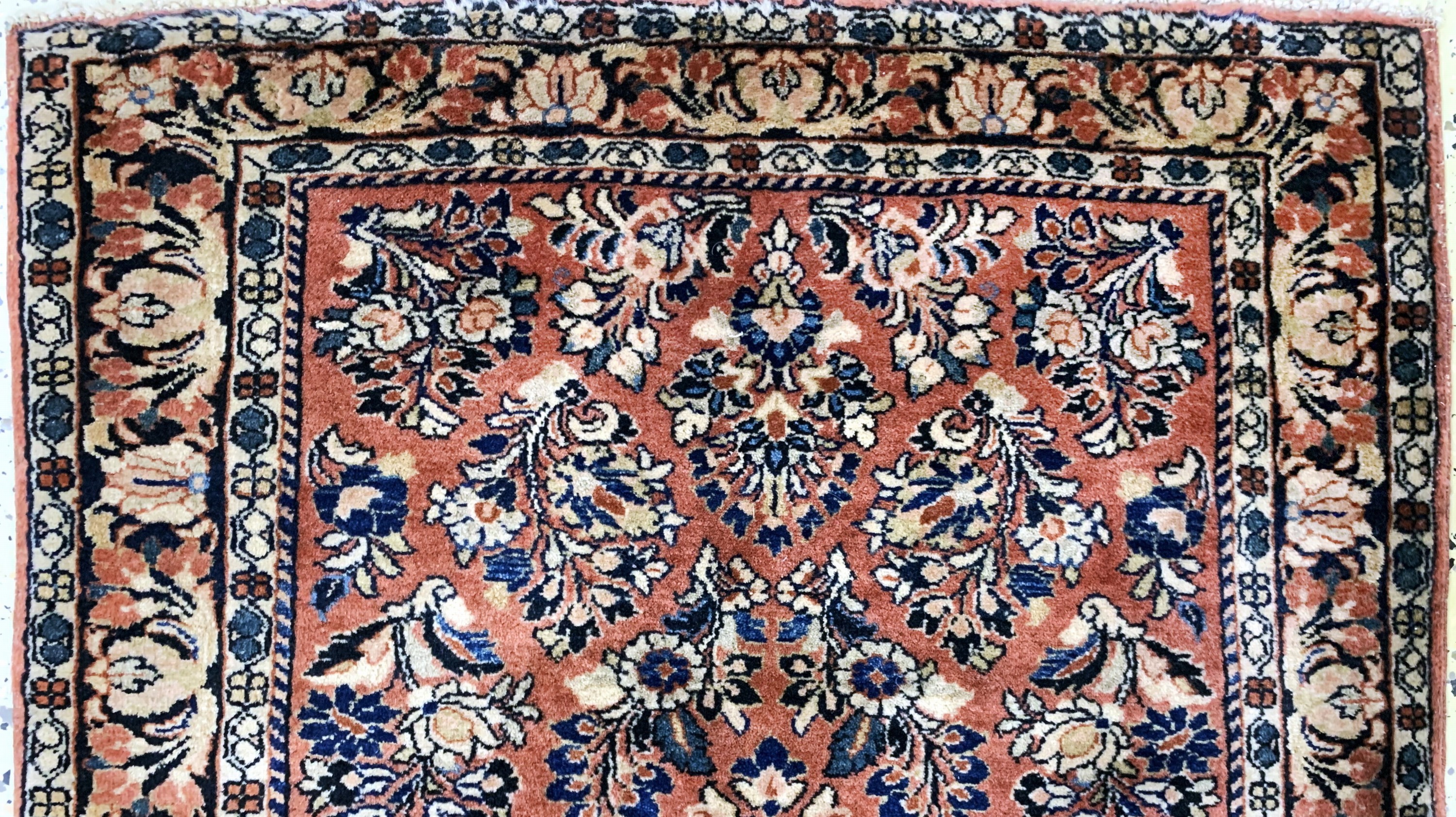 Detail a: Us Re-Import Sarogh, Persien, Anfang 20.Jhd, Wolle auf Baumwolle, ca. 115 x 80 cm, EHZ: 2