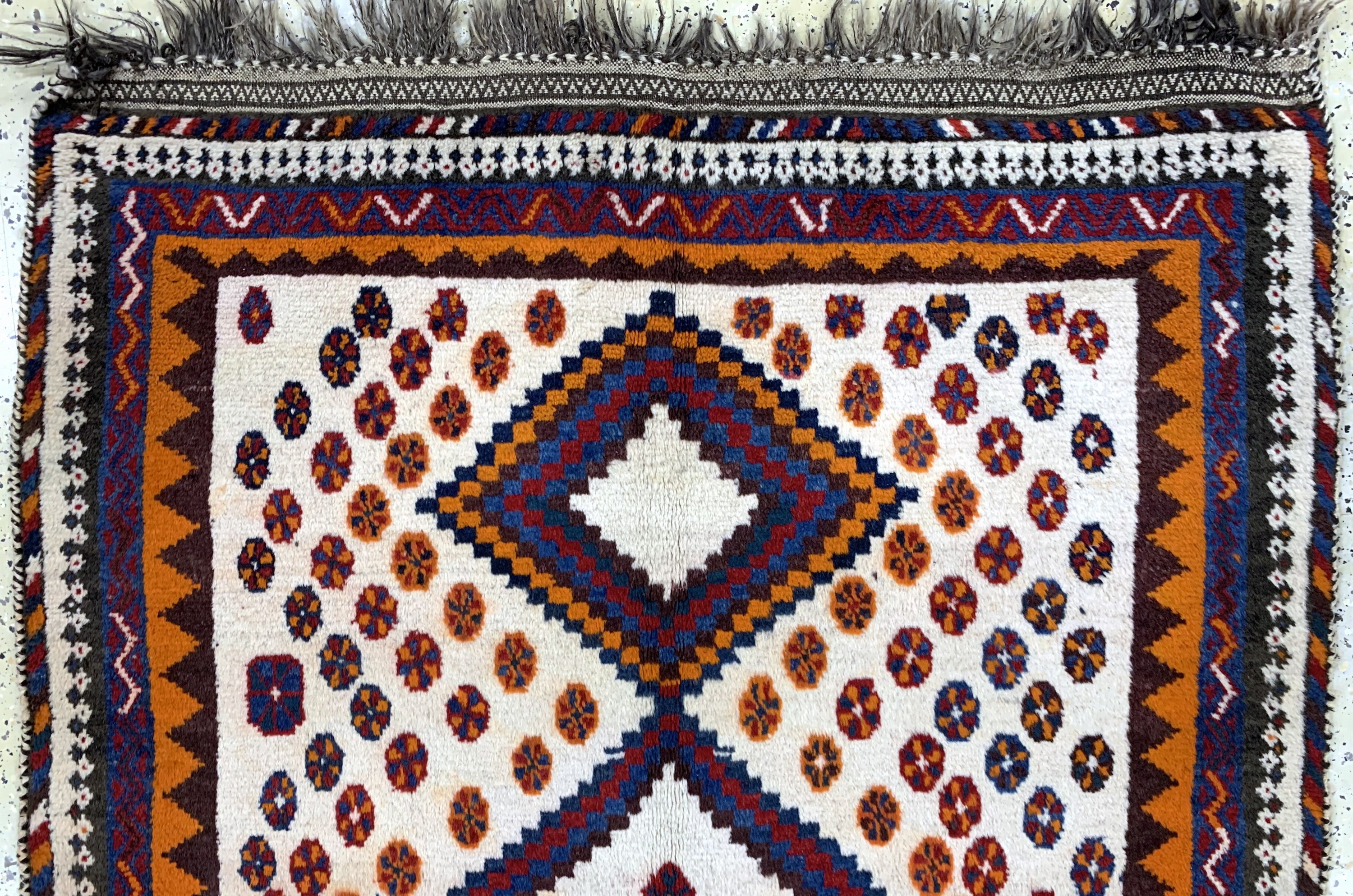 Detail a: Louri Gabbeh, Persien, Anfang 20.Jhd, Wolleauf Wolle, ca. 220 x 135 cm, EHZ: 2