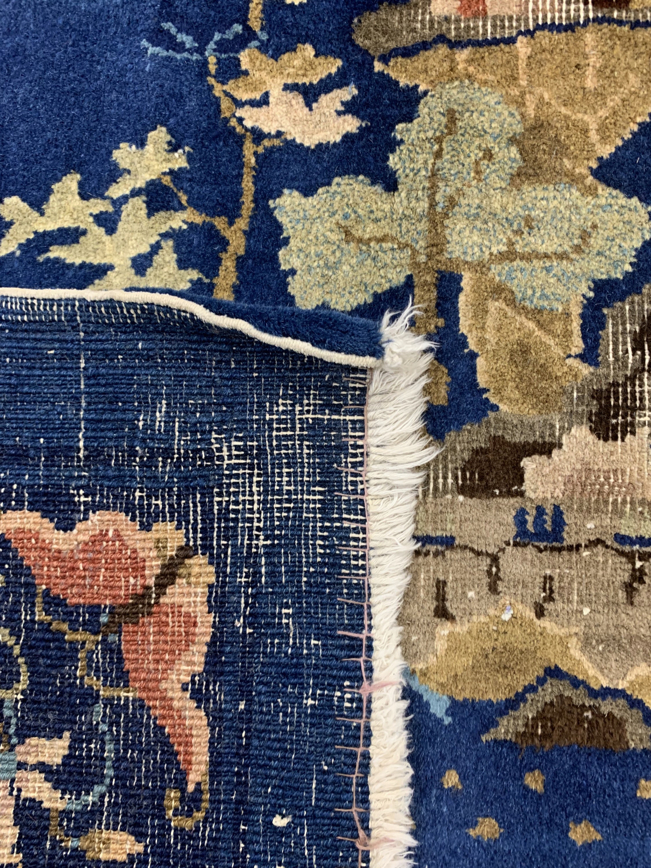Detail g: Peking antik, China, um 1900, Wolle auf Baumwolle, ca. 348 x 275 cm, EHZ: 3-4